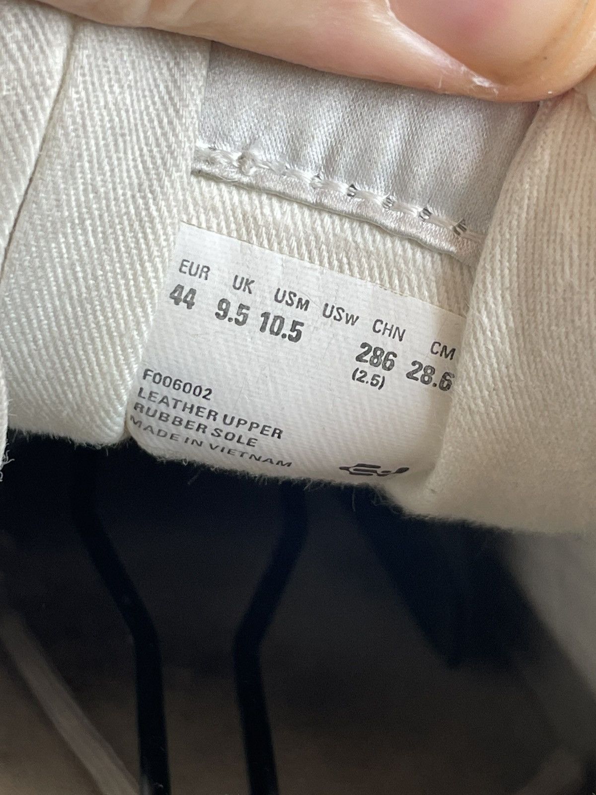 Eytys Eytys Santos Skate Shoes Sneakers Leather White Y2k Size US 10.5 / EU 43-44 - 8 Thumbnail