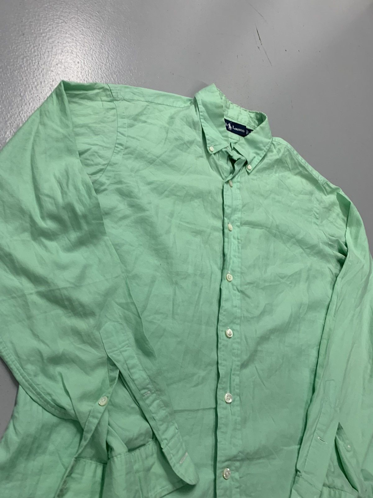 Ralph Lauren VTG Ralph Lauren Mint Oxford Button-Down - SZ 16 (40-41) Size US M / EU 48-50 / 2 - 2 Thumbnail
