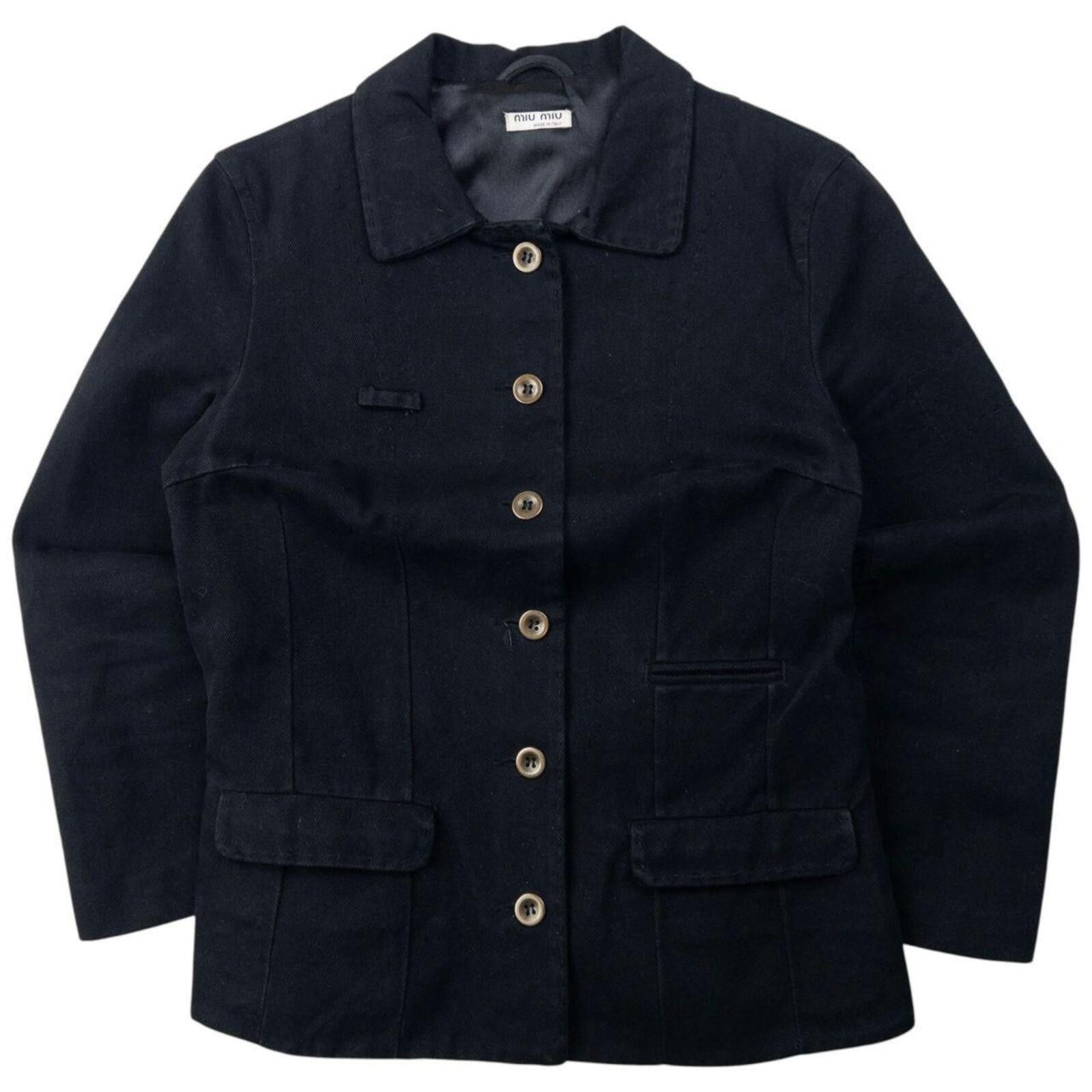 Miu Miu Vintage 2000s Miu Miu Button Up Jacket Womens Size S Size S / US 4 / IT 40 - 1 Thumbnail