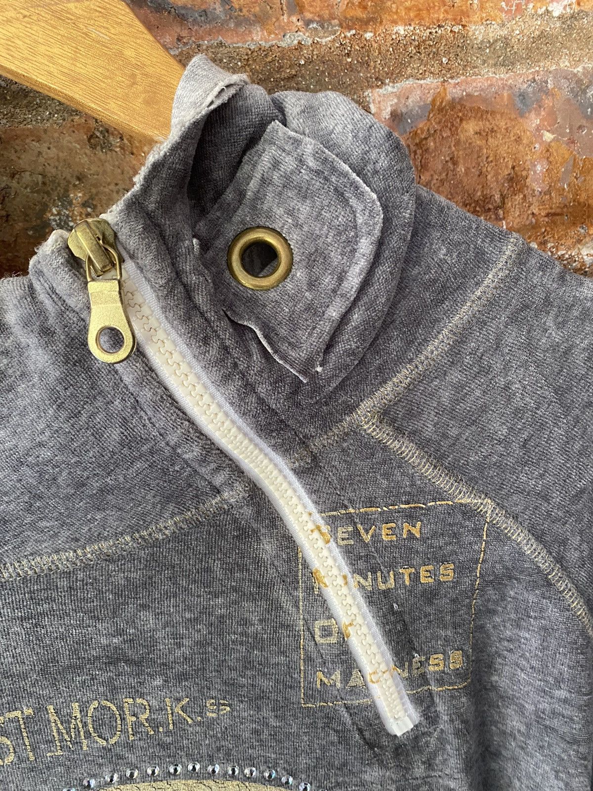 FranCisT MOR.K.S 2000s logo long hoodie Size US S / EU 44-46 / 1 - 8 Thumbnail