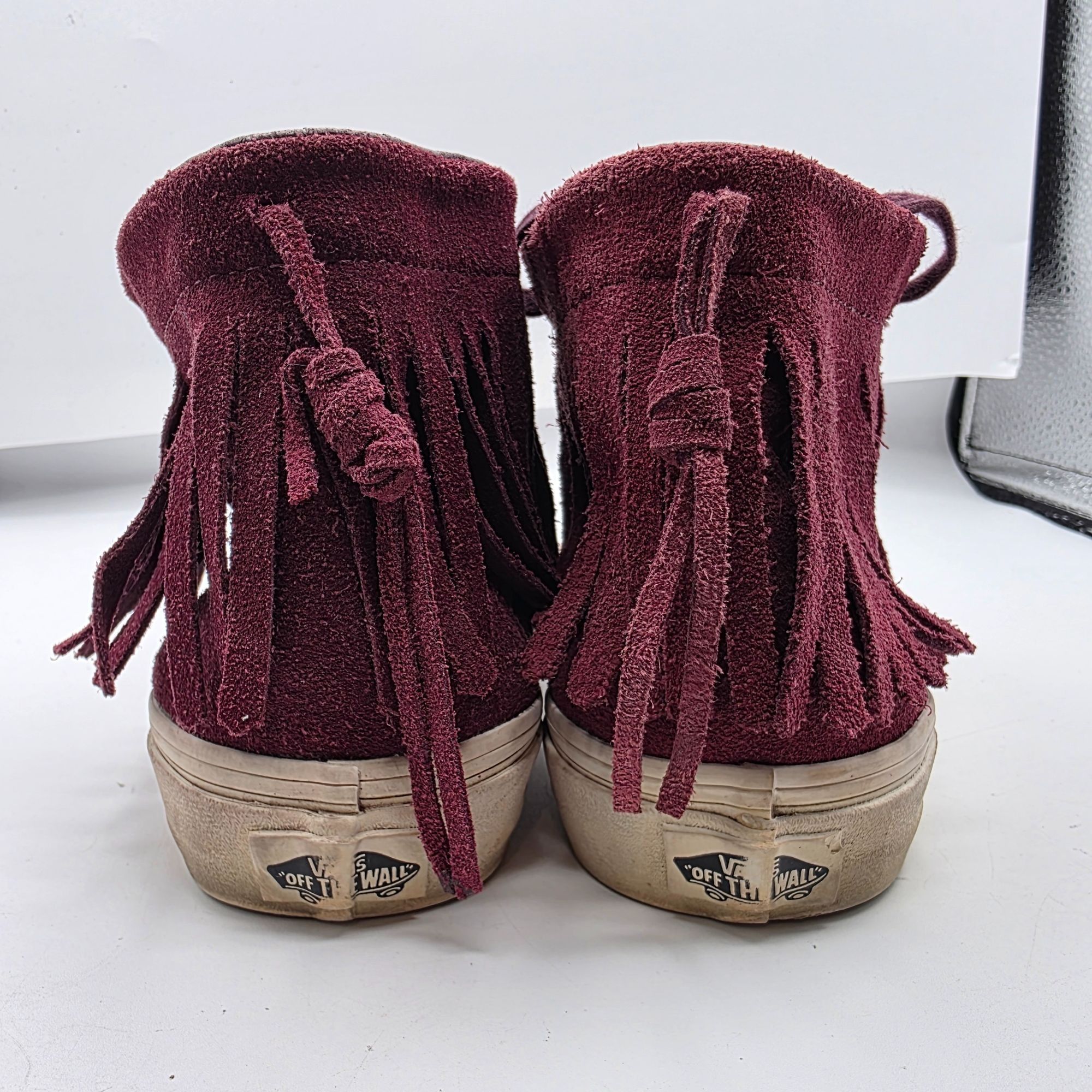 Vans Vans Sk8-Hi Fringe Womens Size 7.5 Port Royale Sneaker Shoes Size US 7.5 / IT 37.5 - 5 Thumbnail