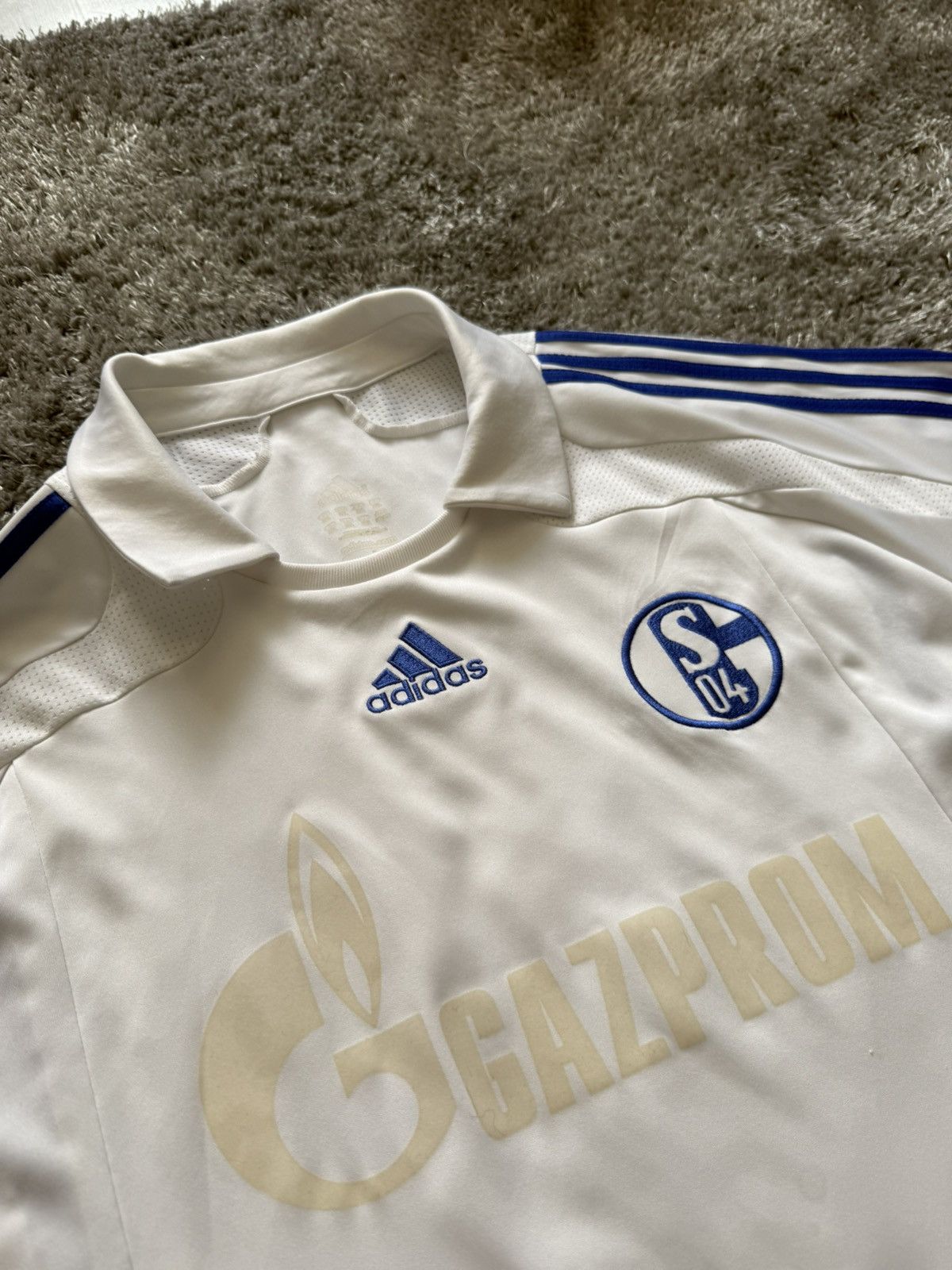 Adidas Adidas FC Schalke 04 Jersey 2014/2015 Away Kit gazprom Size US XL / EU 56 / 4 - 2 Thumbnail