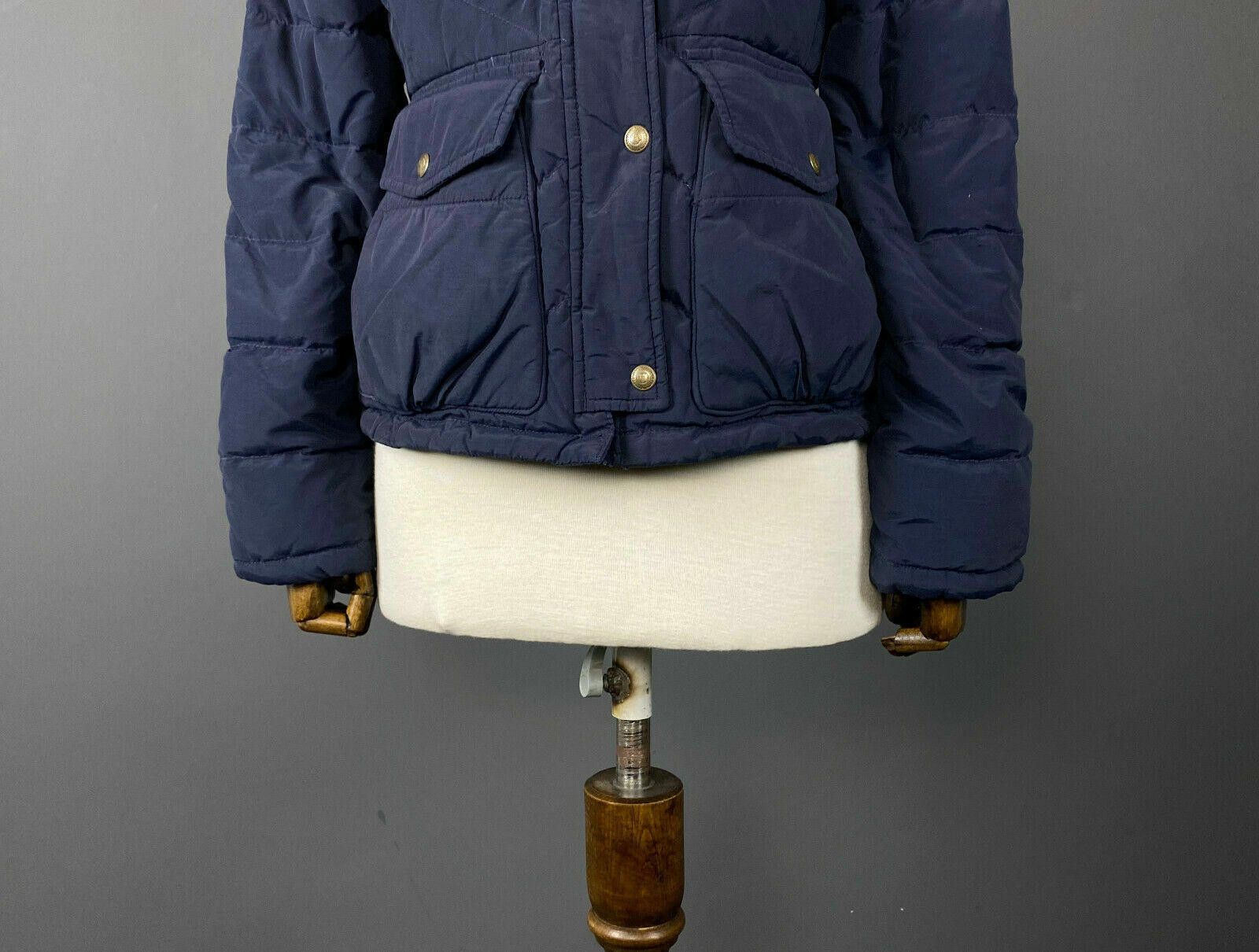 Designer Vintage Polo Jeans Co Ralph Lauren Blue Faux Jacket Size S Size S / US 4 / IT 40 - 3 Thumbnail