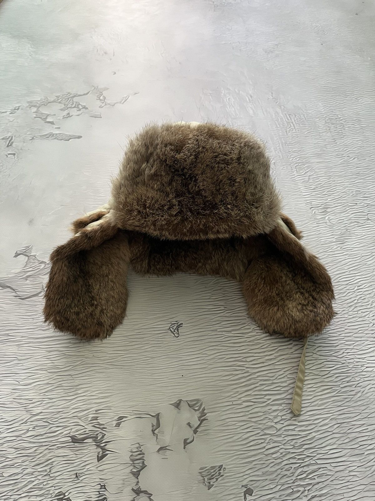 Hysteric Glamour 🇺🇸 Polar Cooller Cap Y2K Fuzzy Faux Fur Hat Ushanka Vintage Size ONE SIZE - 4 Thumbnail