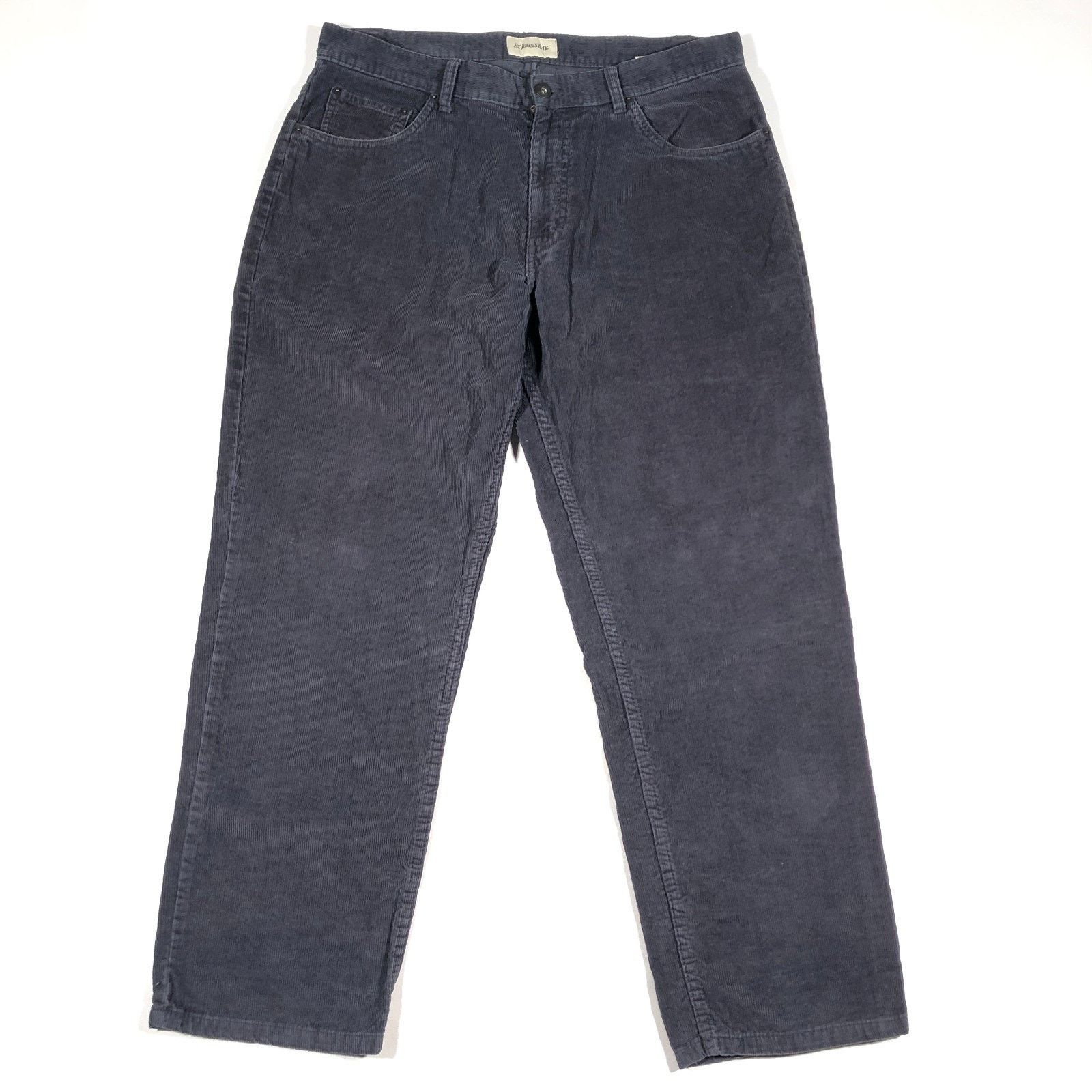 St. Johns Bay St. John's Bay Dark Navy Corduroy Pants Jeans Size 34x30 B7 Size US 34 / EU 50 - 1 Thumbnail