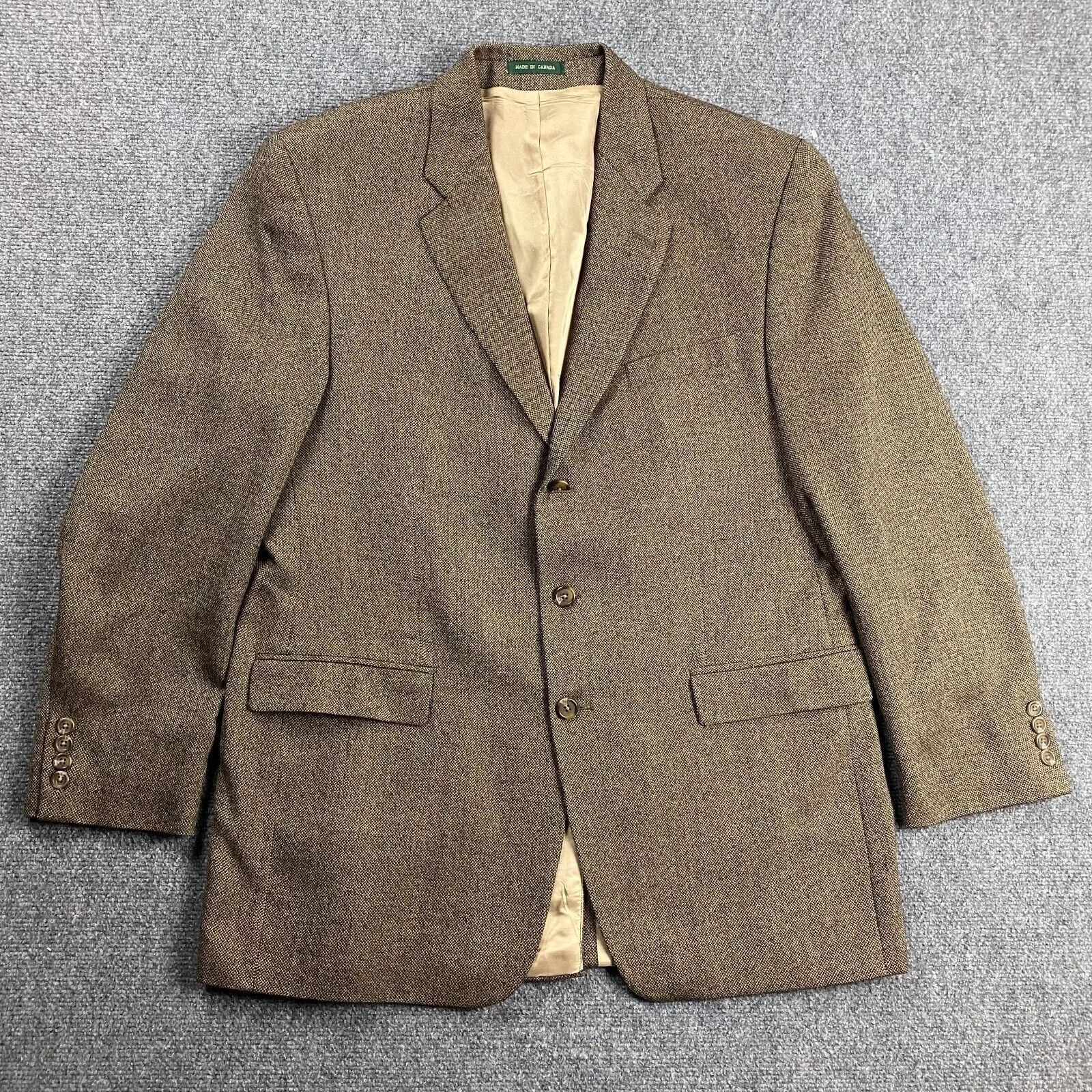 Lauren Ralph Lauren Lauren Ralph Lauren Blazer Men's 44L 3 Buttons Jacket Wool Size 44R - 1 Thumbnail