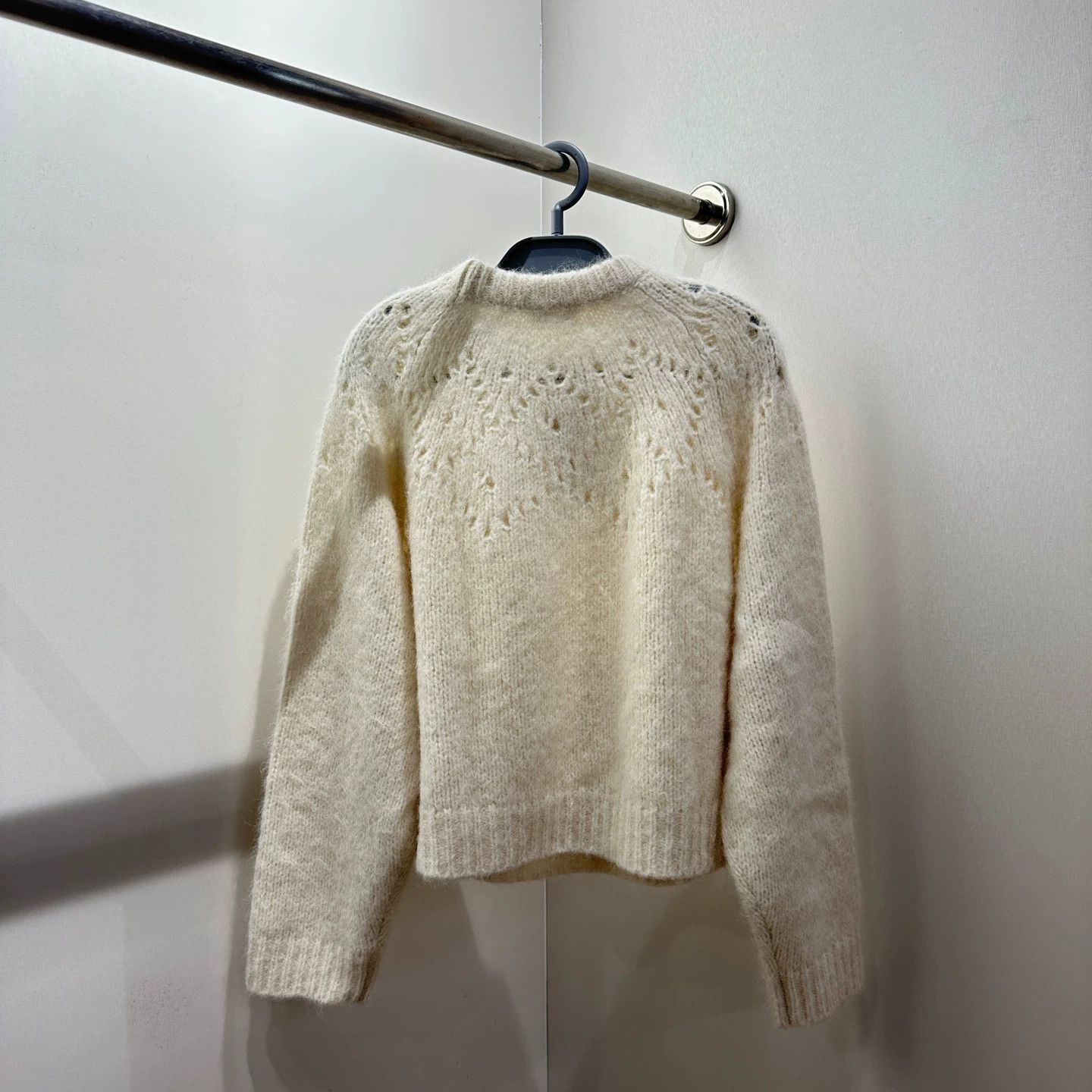 Celine Celine feb361 openwork Triomphe alpaca long-sleeve M Size M / US 6-8 / IT 42-44 - 2 Thumbnail