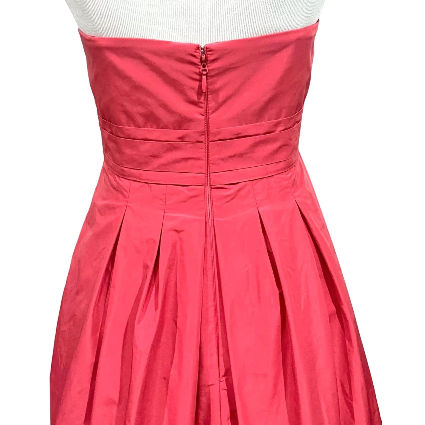 Bcbgmaxazria BCBGMAXAZRIA Dress Pink Coral Strapless Sweetheart Formal Pockets Party Size 4 Women Short Size S / US 4 / IT 40 - 5 Thumbnail
