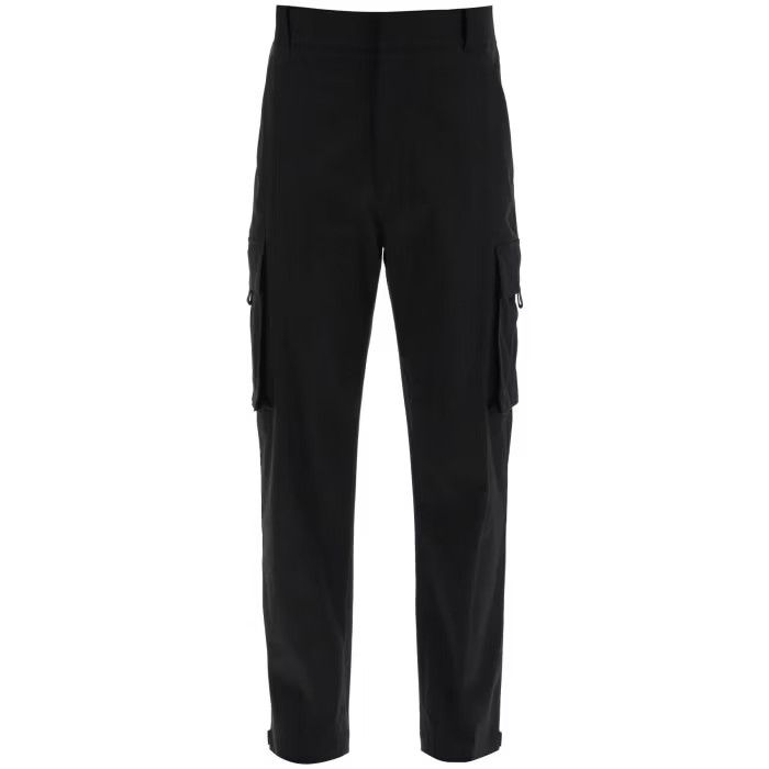 image of Dior O1S22I1N0524 Cotton Gabardine Pants In Black, Men's (Size 30)