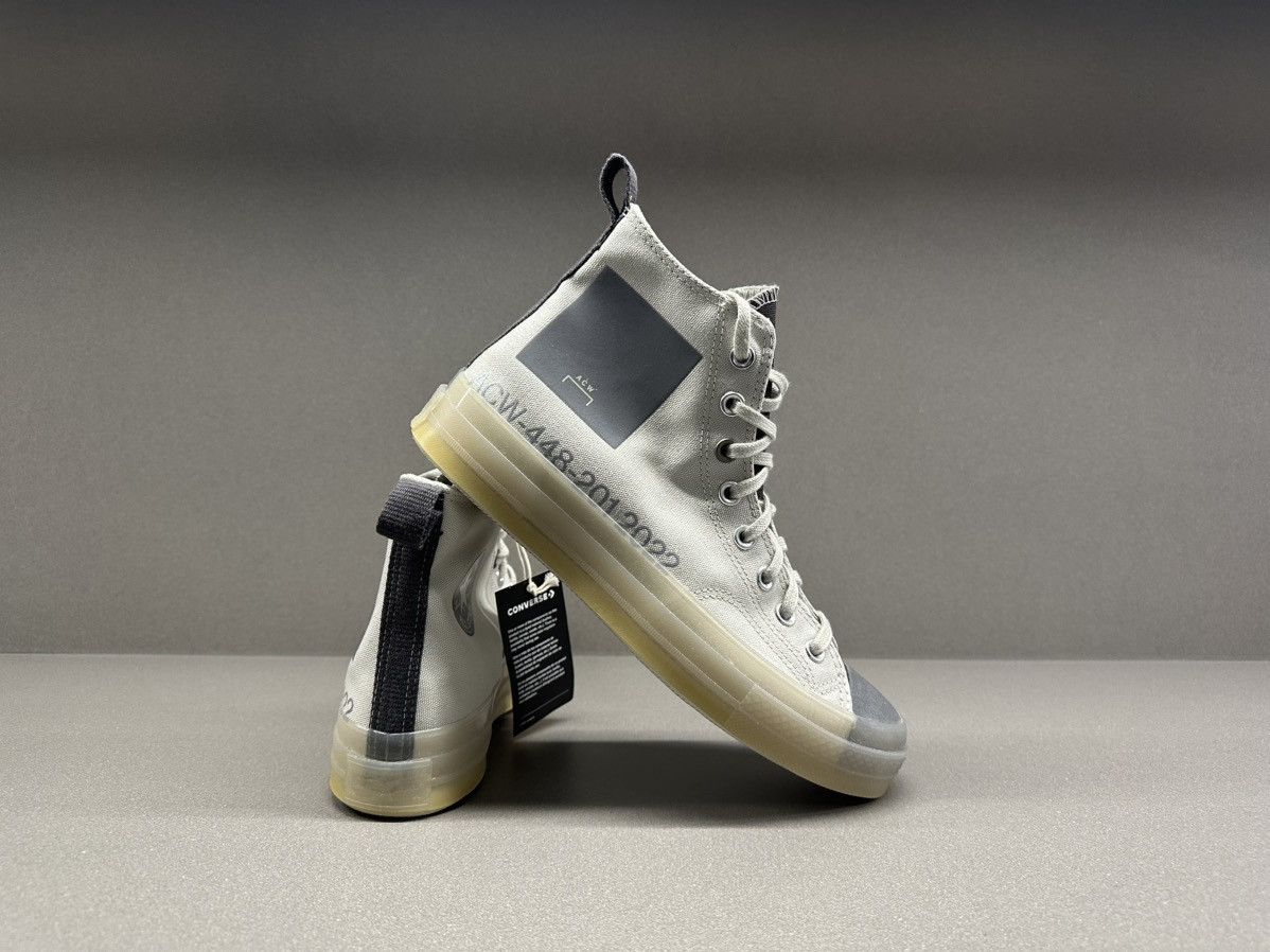A-COLD-WALL* × Converse Converse Chuck Taylor All-Star 70s Hi A-COLD-WALL Silver Size US 8 / EU 41 - 8 Thumbnail