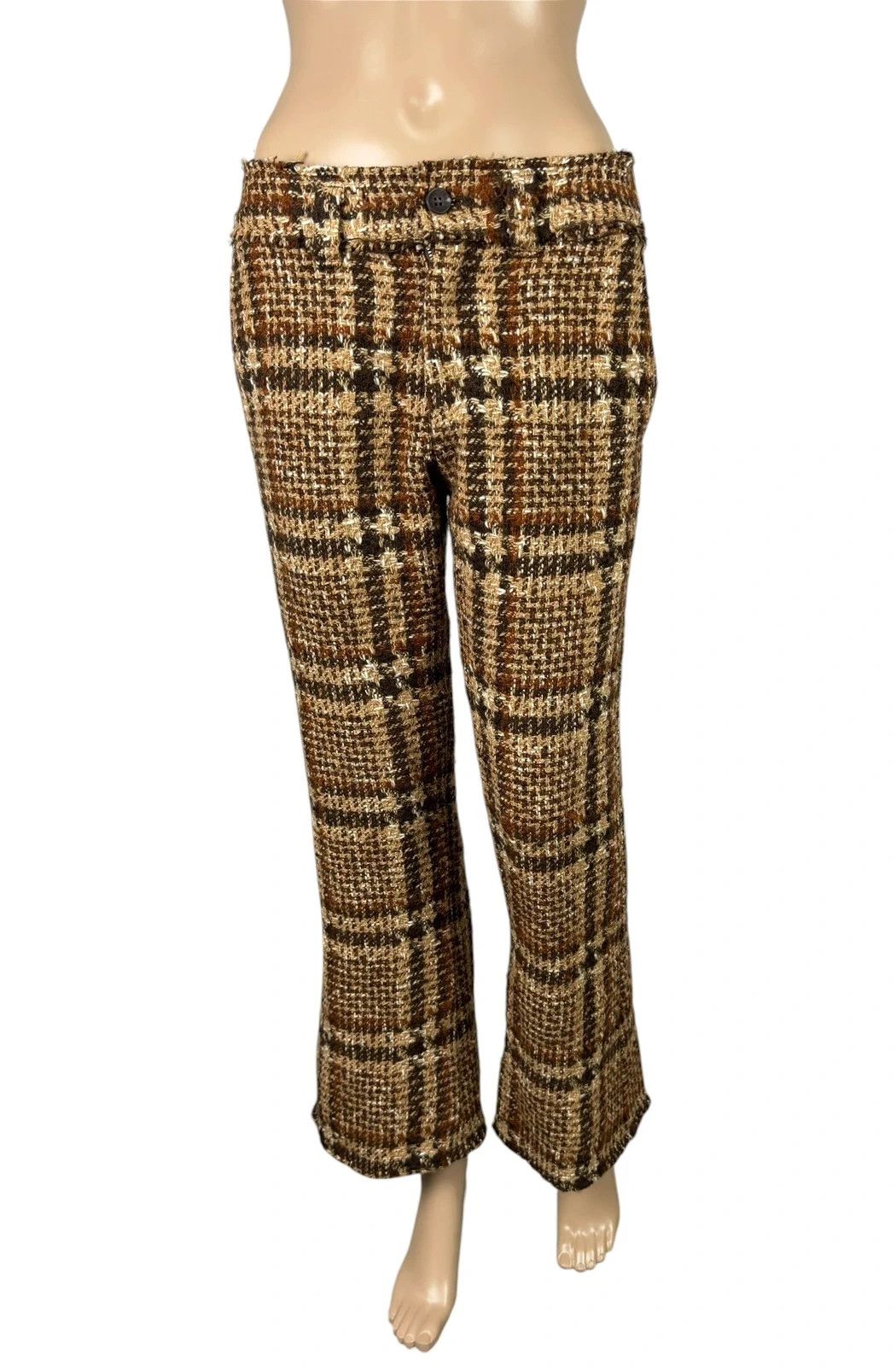 Junya Watanabe Junya Watanabe Comme des Garcons Wool Tweed Pants Bootcut Size 27" / US 4 / IT 40 - 2 Thumbnail