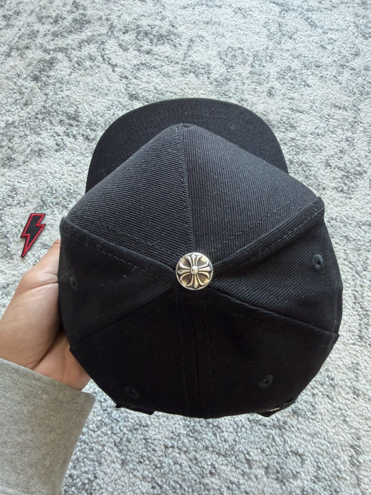 Chrome Hearts Vertical CH Baseball Hat Size ONE SIZE - 2 Thumbnail