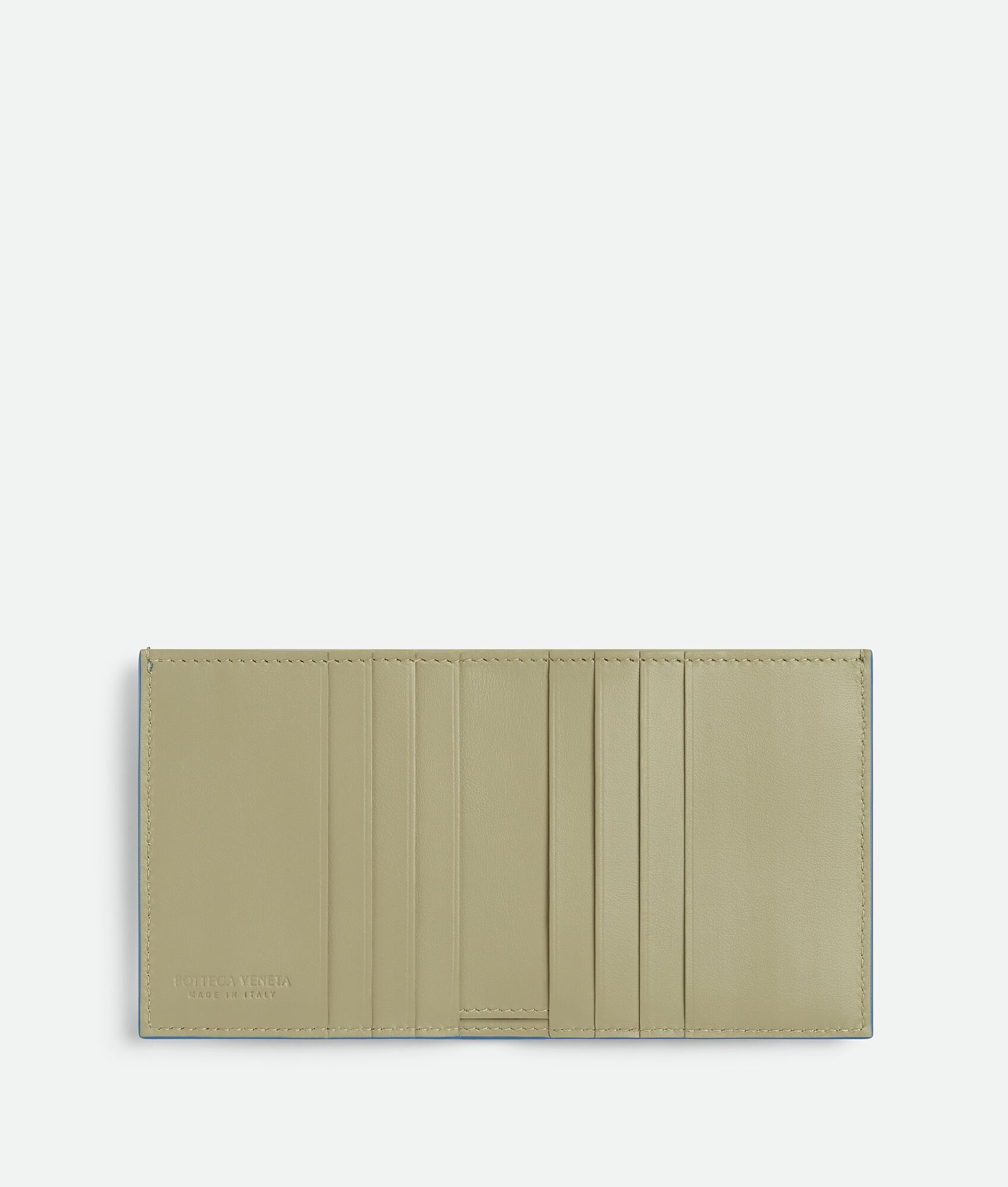 BottegaVeneta Intrecciato Zip Around Wallet Kaki Color ($1100 Value In Store