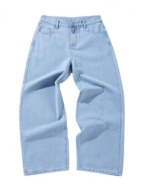 Other Retro Straight Leg Custom Jeans Size US 30 / EU 46 - 1 Thumbnail