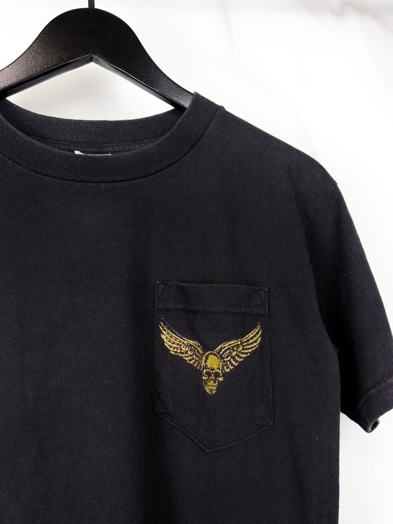 Chrome Hearts Chrome Hearts Vintage Foti Gold Skull Print Tshirt Black Size US S / EU 44-46 / 1 - 3 Thumbnail