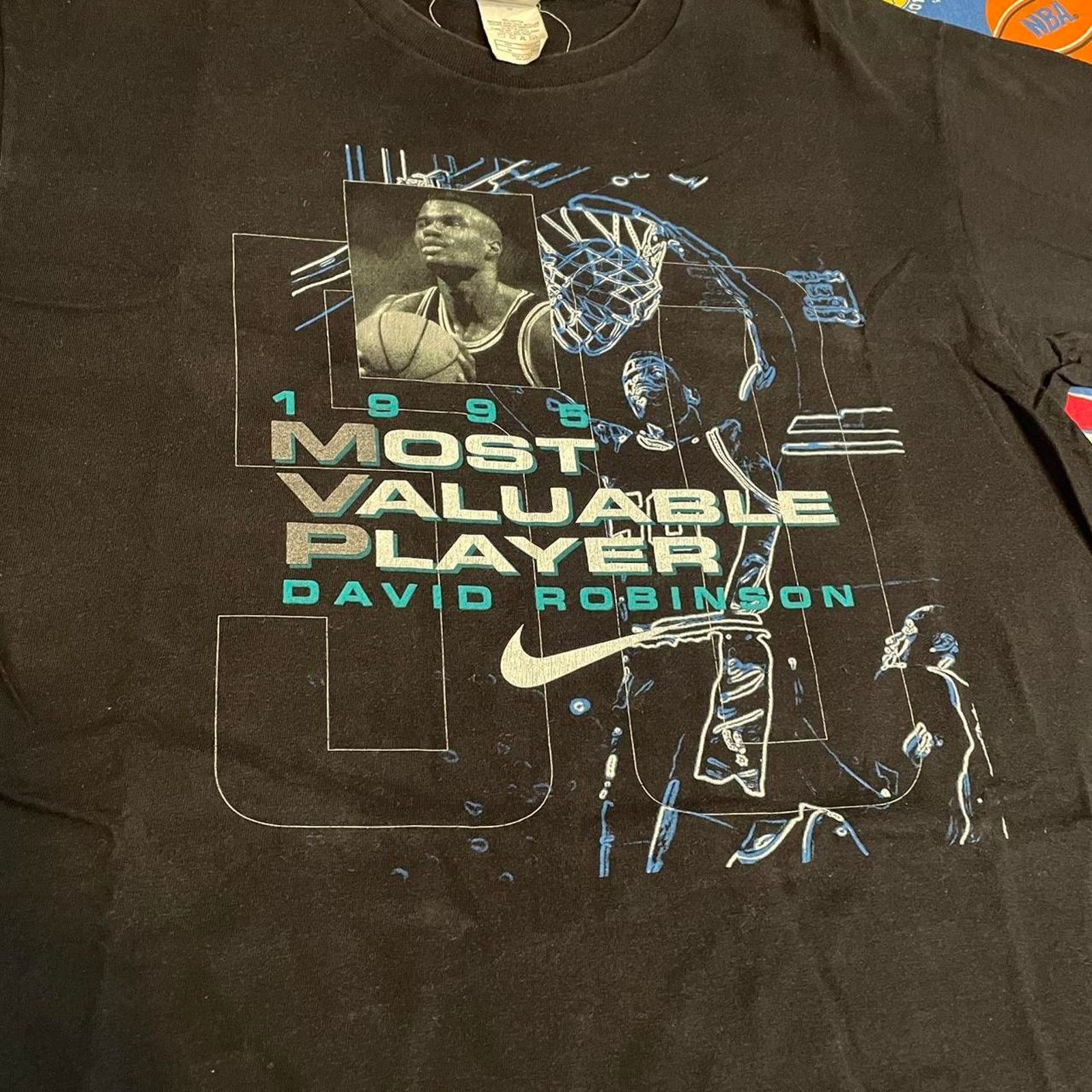 Nike Vintage 1995 NBA David Robinson San Antonio Spurs Tee Size US M / EU 48-50 / 2 - 3 Thumbnail