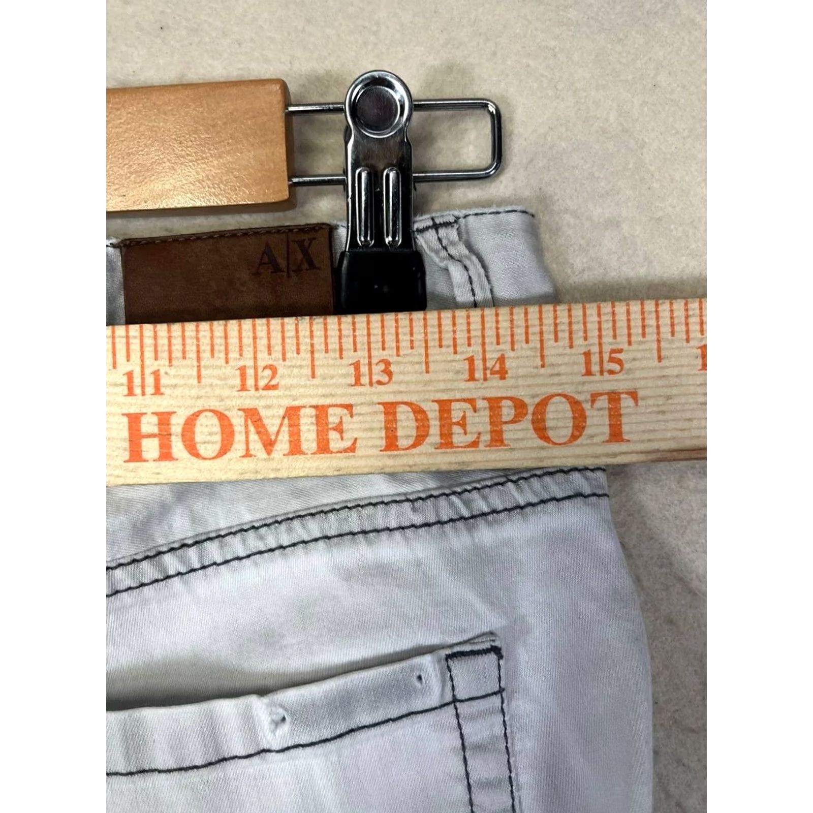 Armani Exchange Armani Exchange A/X Women Jeans Skinny Gray Size 4 Denim 5-Pocket Slimming Regular Pants Size 27" / US 4 / IT 40 - 4 Thumbnail