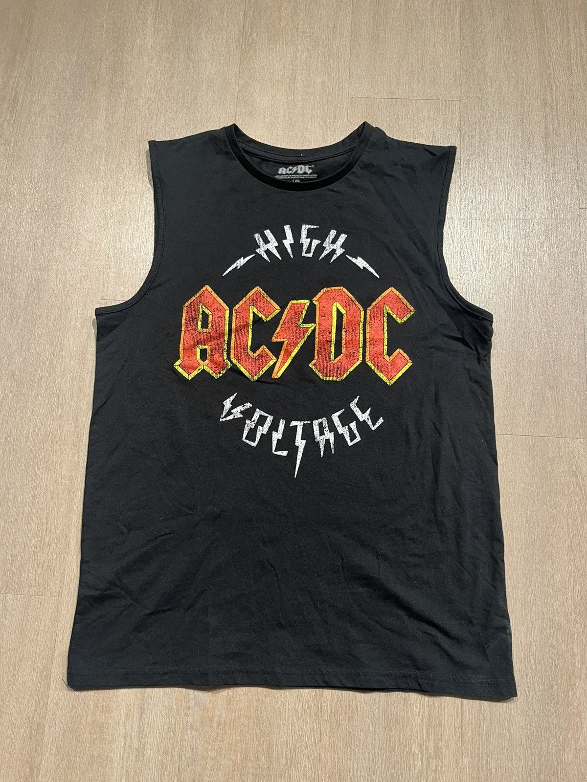 Vintage AC/DC Tank Top Shirt Large Size US L / EU 52-54 / 3 - 2 Thumbnail