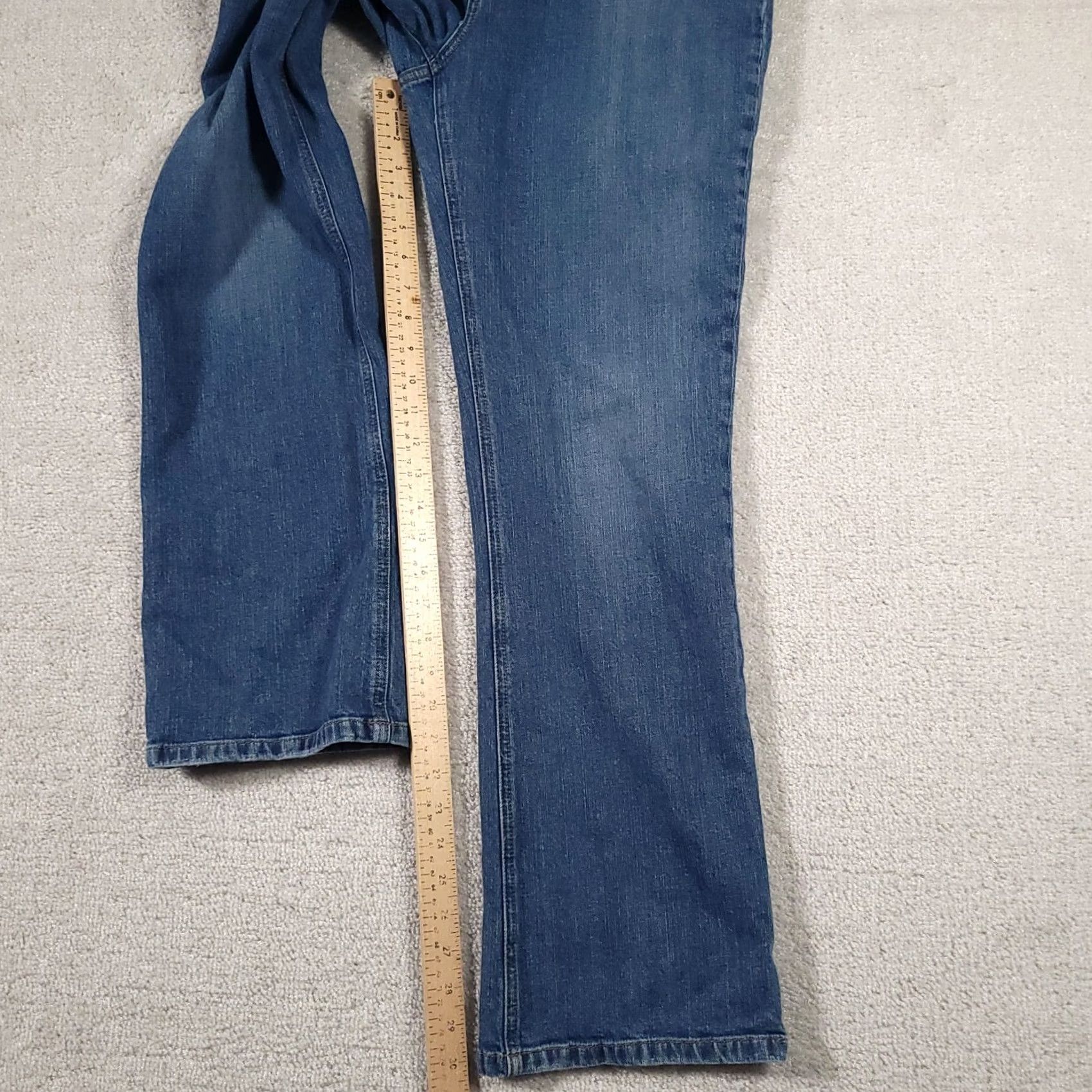Ralph Lauren Lauren Ralph Lauren Jeans Women's 10 Mid Rise Boot Cut Denim Stretch Medium Wash Size 32" / US 10 / IT 46 - 7 Thumbnail