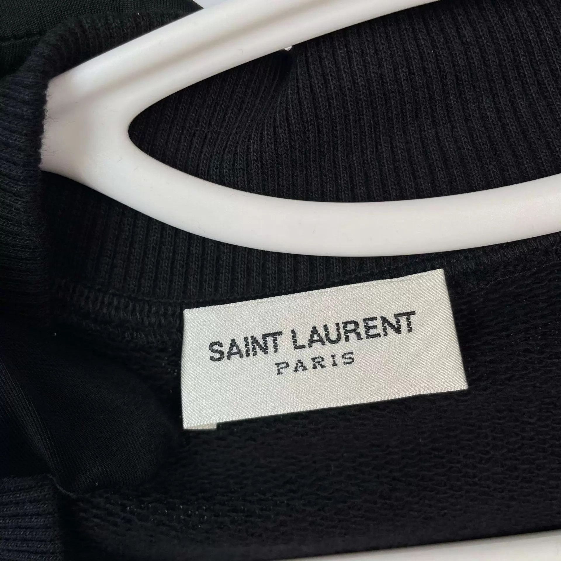 Yves Saint Laurent YSL patent leather sleeve colorblocked baseball jacket L Size US L / EU 52-54 / 3 - 5 Thumbnail