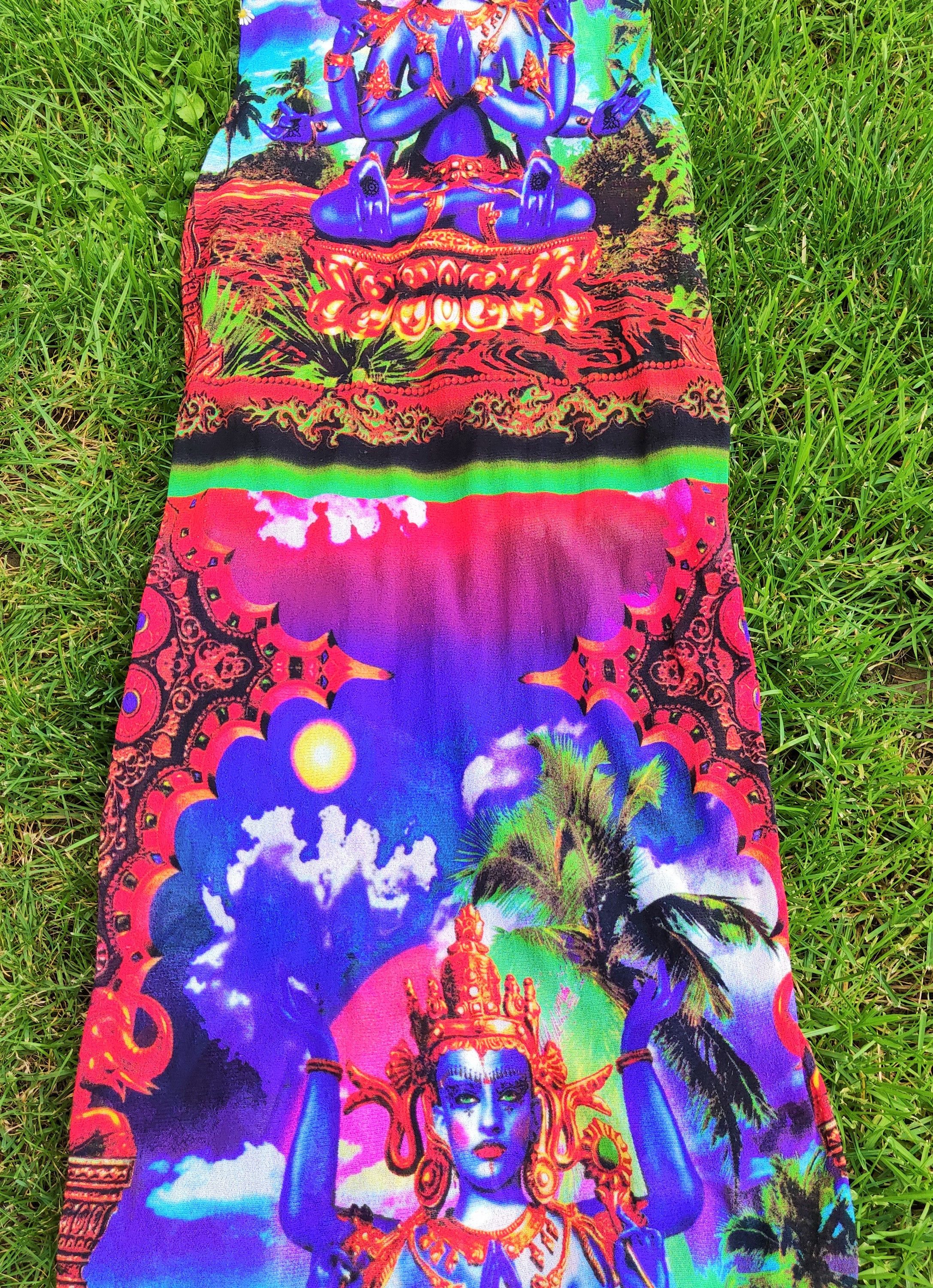 Jean Paul Gaultier Jean Paul Gaultier Hindu God Shiva Mesh Transparent Dress Size M / US 6-8 / IT 42-44 - 3 Thumbnail