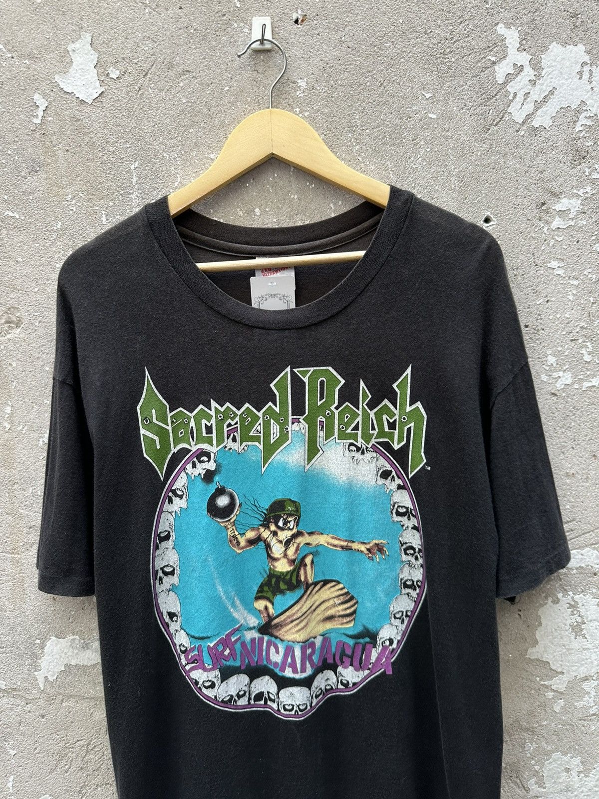 Vintage 90's Sacred Reich American Thrash Metal Band