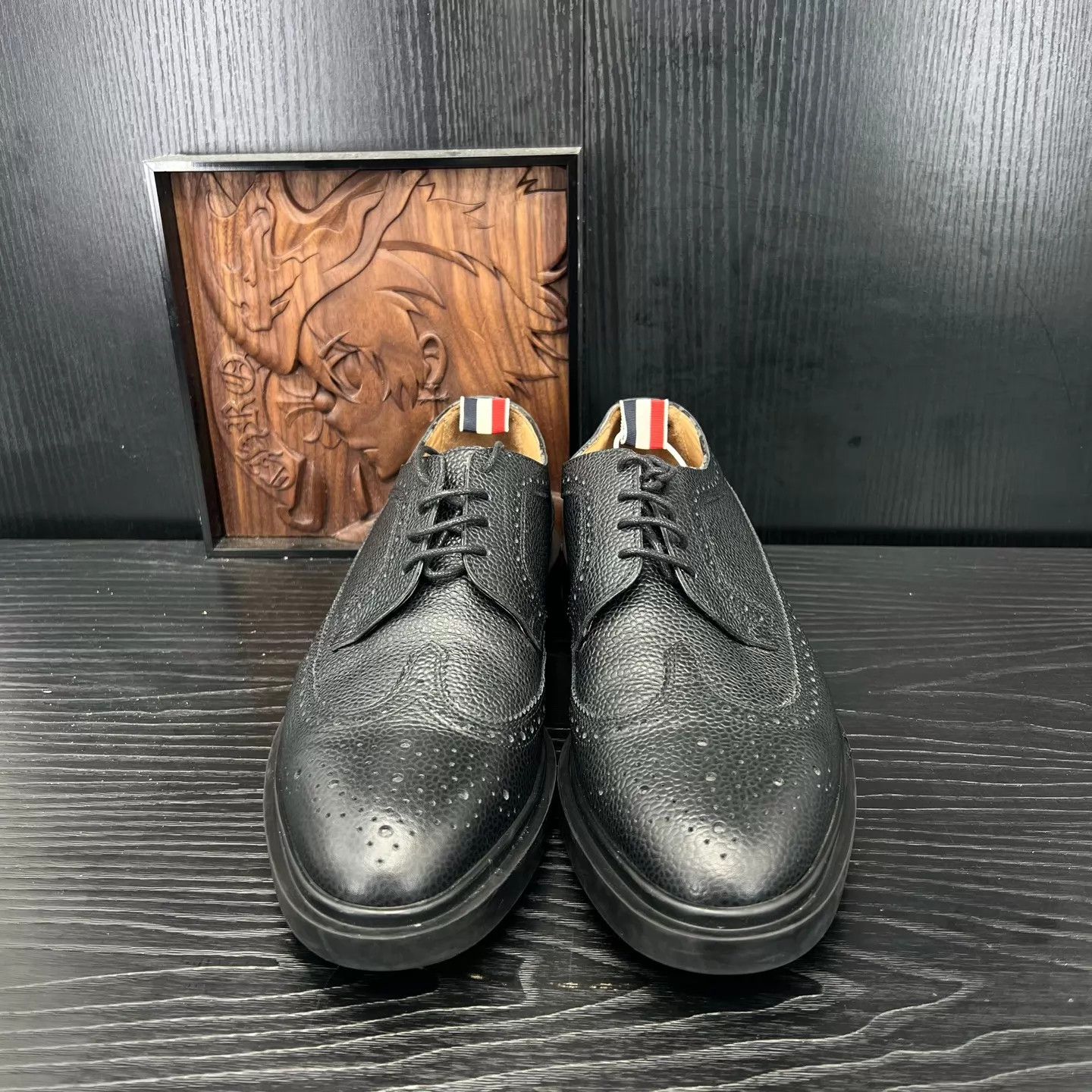 Thom Browne TB Carved Black Dress Shoes 42 with Box Like New Size US 9 / EU 42 - 4 Thumbnail