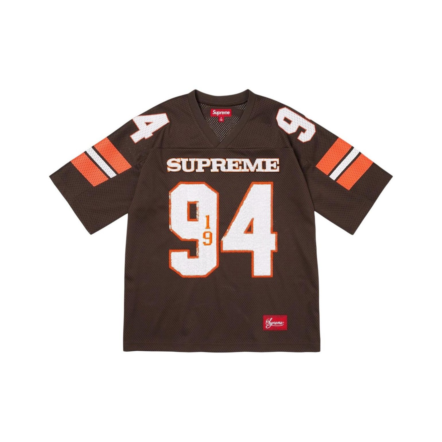 Supreme Supreme Sequin Football Jersey Brown Size L Size US L / EU 52-54 / 3 - 1 Thumbnail