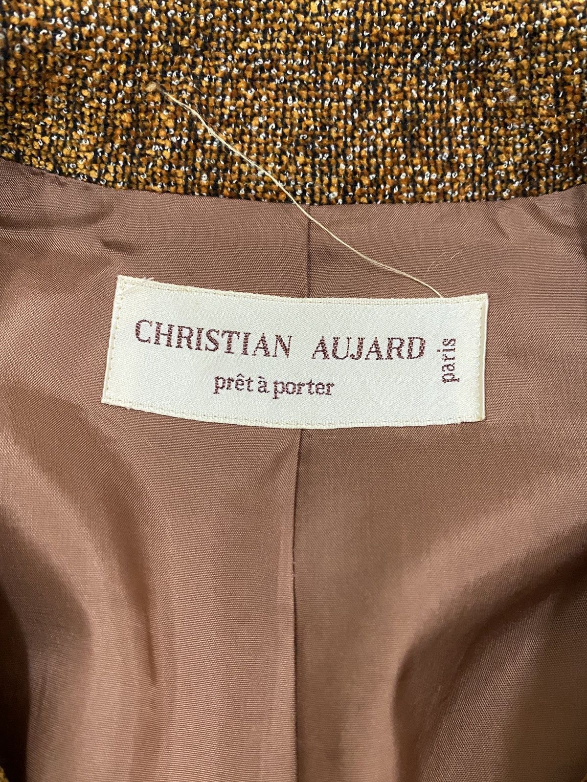 Vintage Christian Aujard Button Jacket Size M / US 6-8 / IT 42-44 - 10 Thumbnail