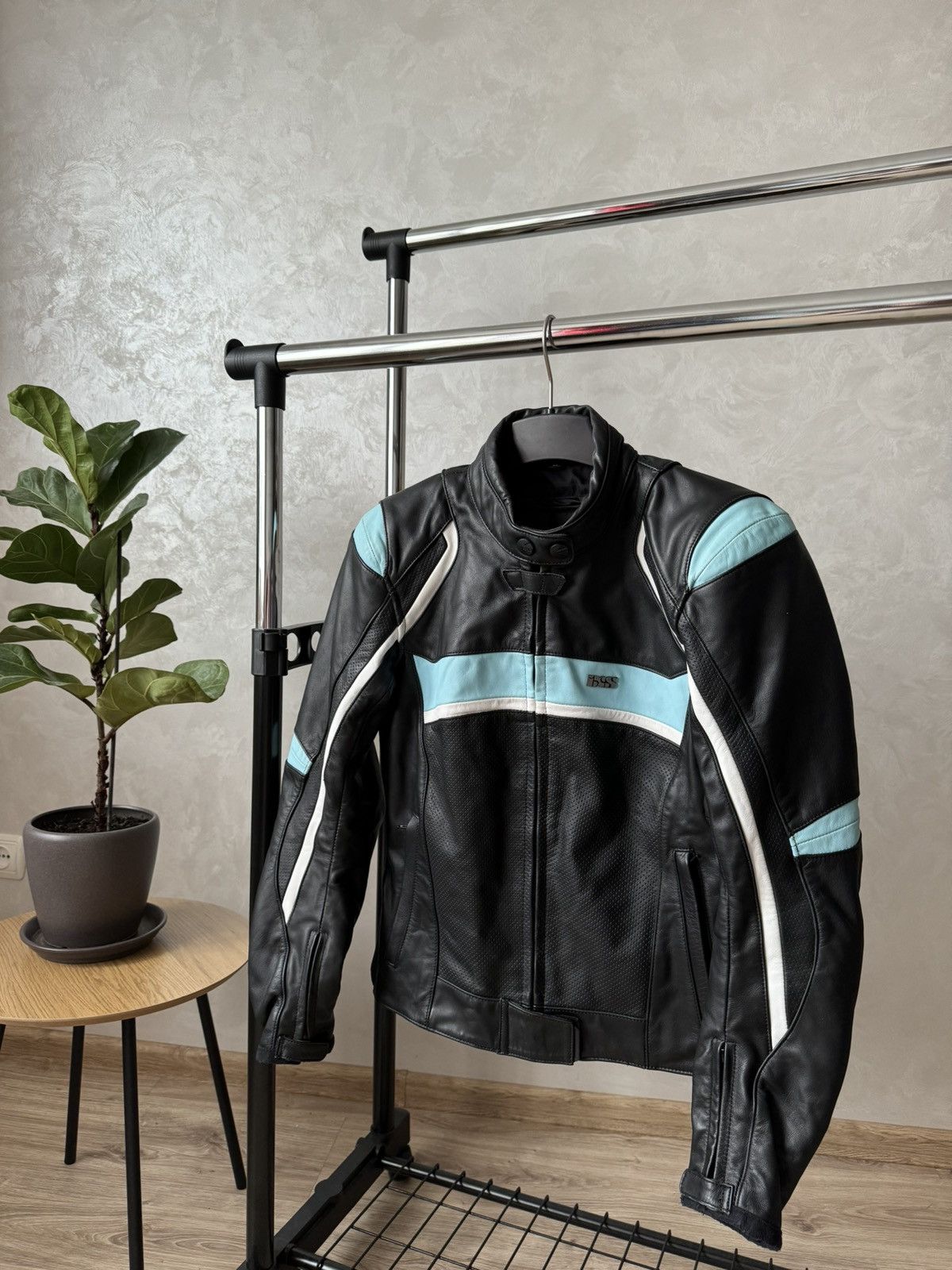 Other Vintage Y2K IXS Moto Racing Leather Jacket Size M / US 6-8 / IT 42-44 - 2 Thumbnail
