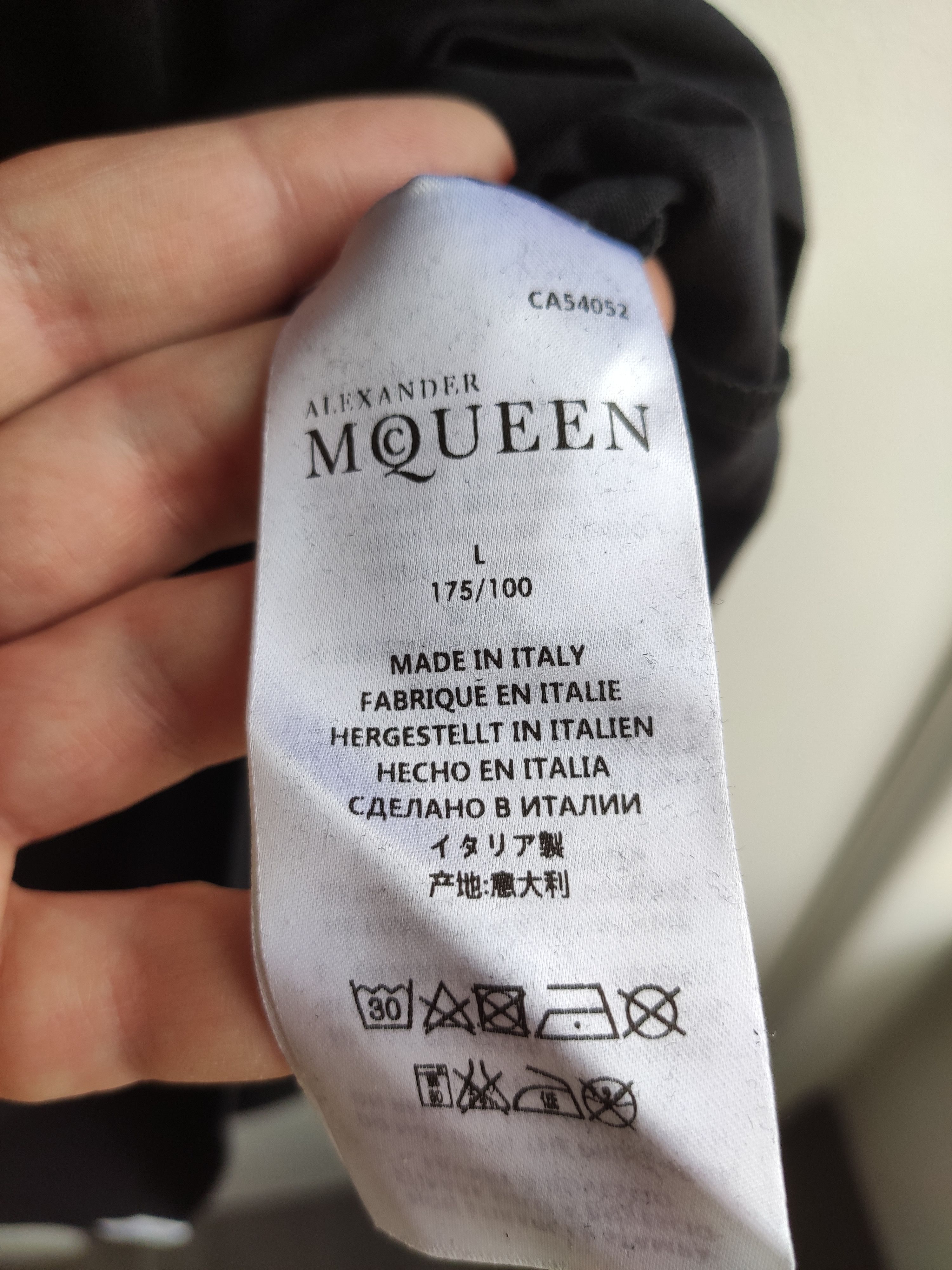 Alexander McQueen ALEXANDER MCQUEEN Embroidered T-Shirt Large BNWT Size US L / EU 52-54 / 3 - 5 Thumbnail