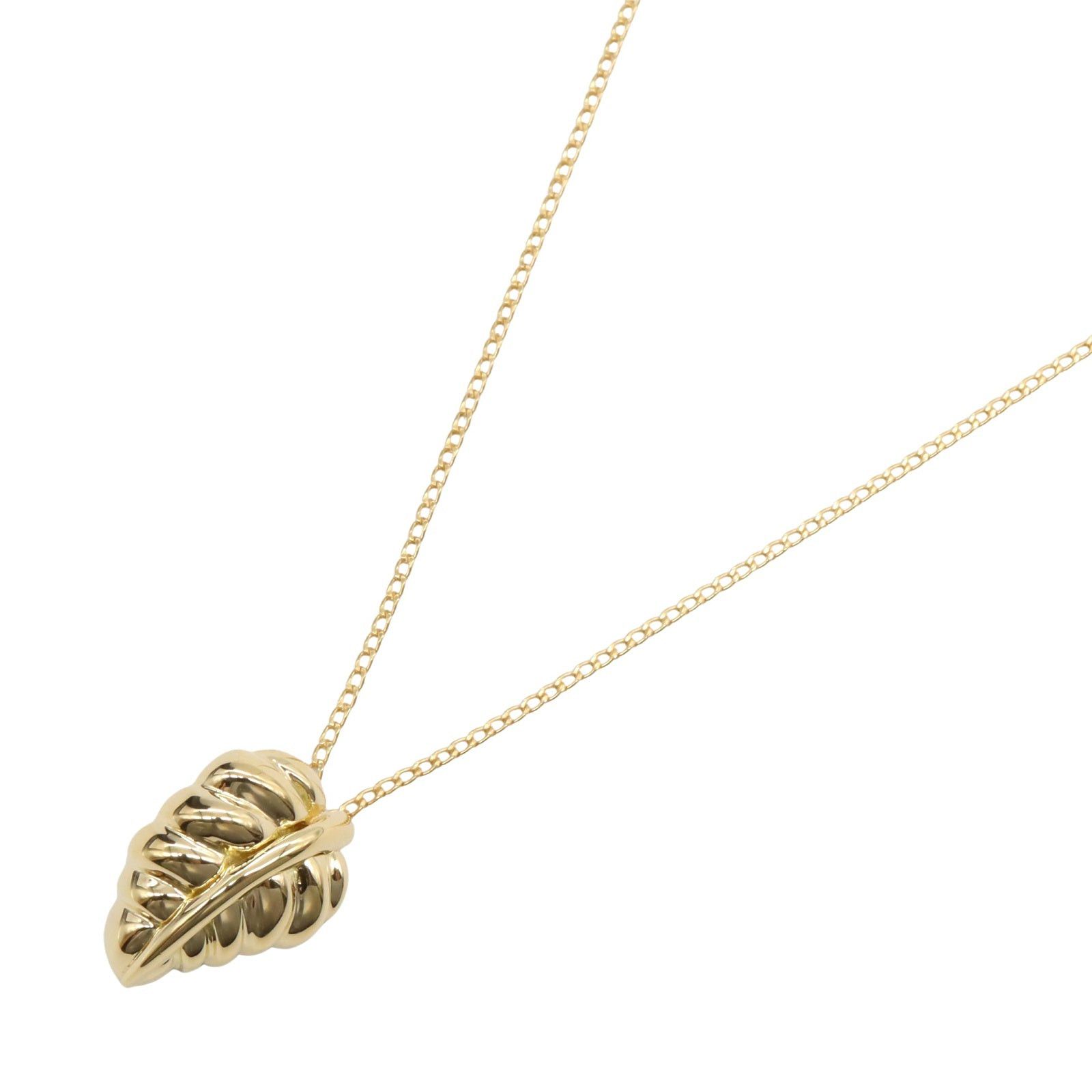 Tiffany & Co. Tiffany Co Leaf Necklace K18 (Yellow Gold) Gold Size ONE SIZE - 1 Thumbnail