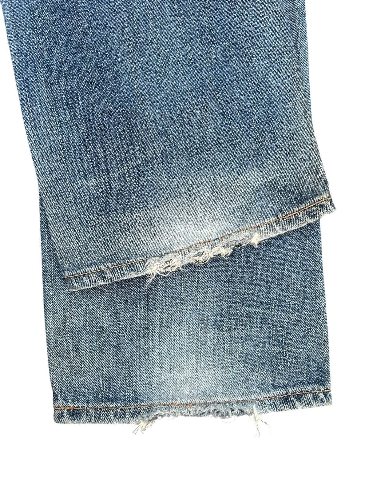 Kapital Vintage Edwin half Selvedge Distressed Denim Jeans Size US 32 / EU 48 - 13 Thumbnail