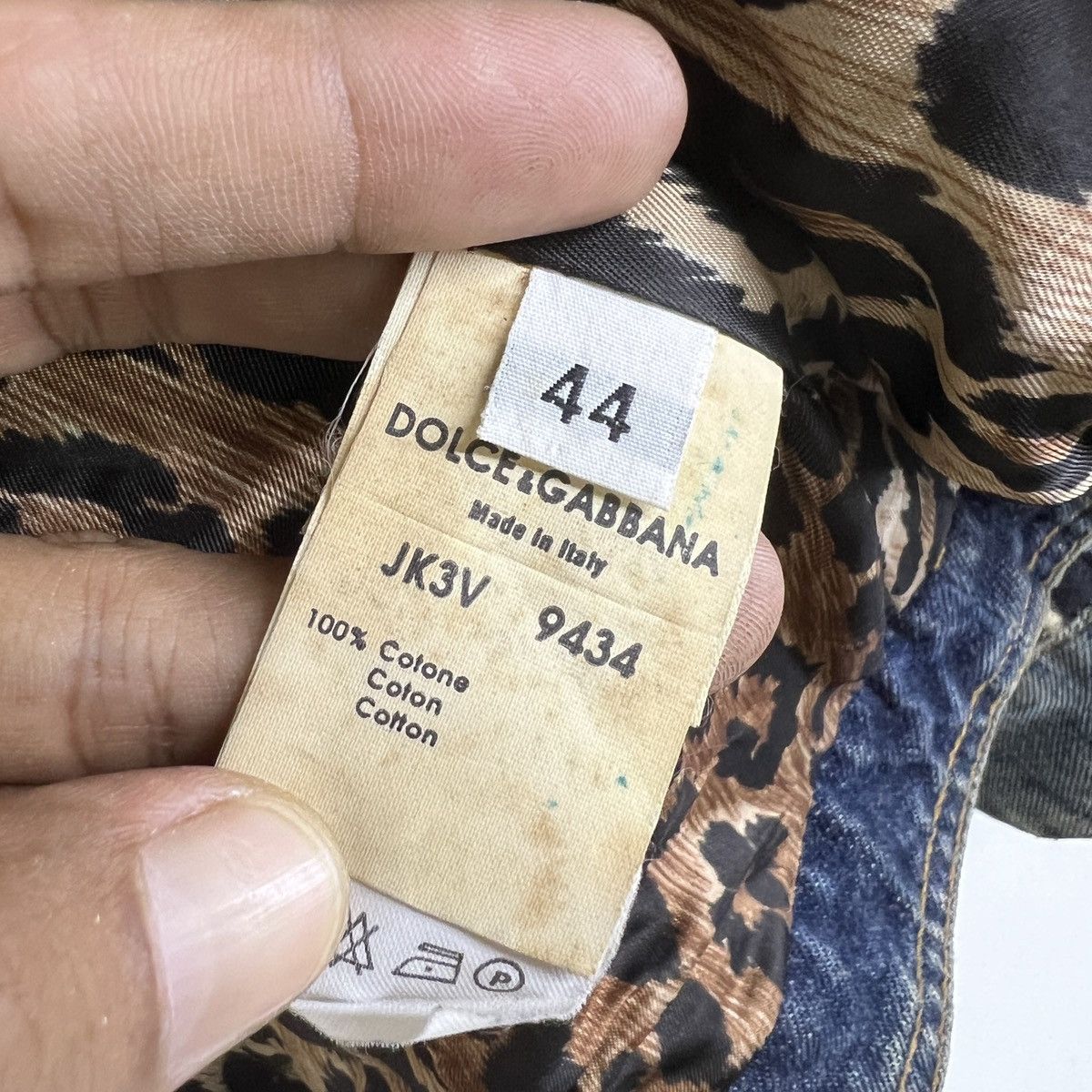 Dolce & Gabbana 🔥 Dolce & Gabbana Denim Line 21 Leopart Lining Jacket Size M / US 6-8 / IT 42-44 - 14 Thumbnail