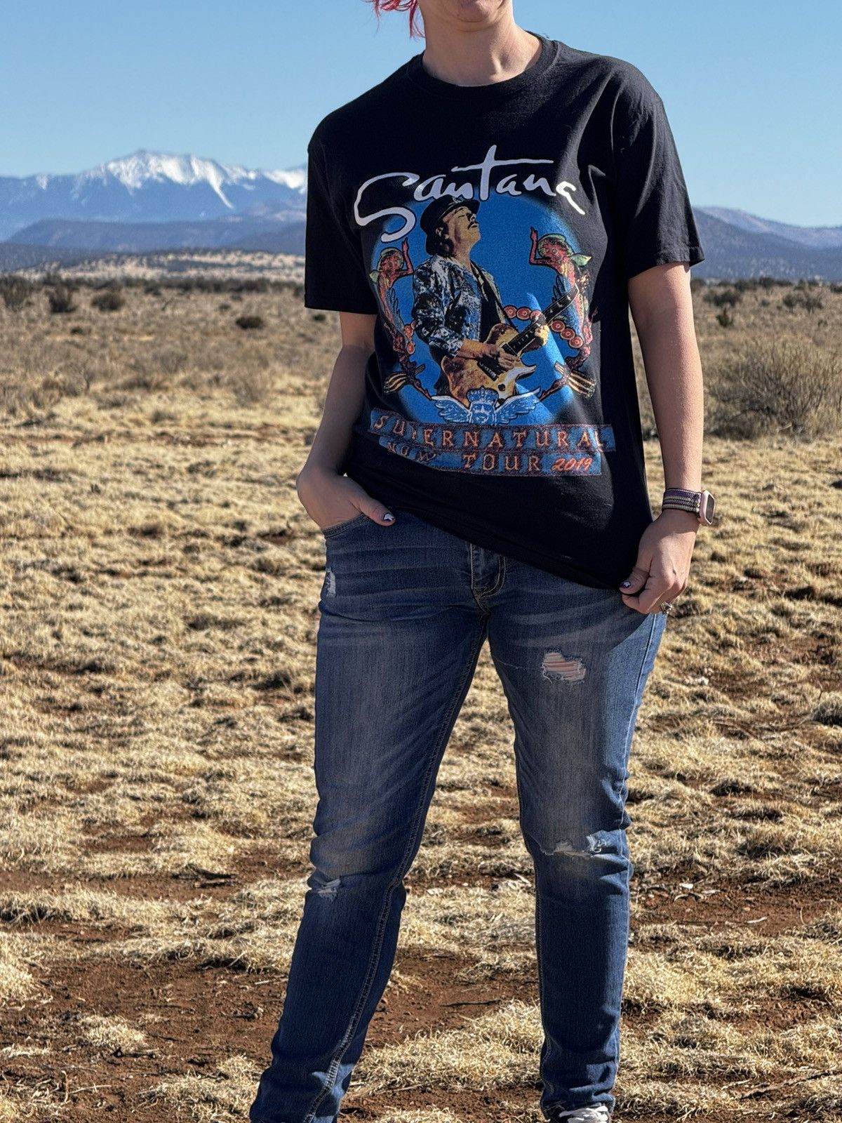 Band Tees Santana 2019 Supernatural Now Tour Tee Size M Size US M / EU 48-50 / 2 - 2 Thumbnail