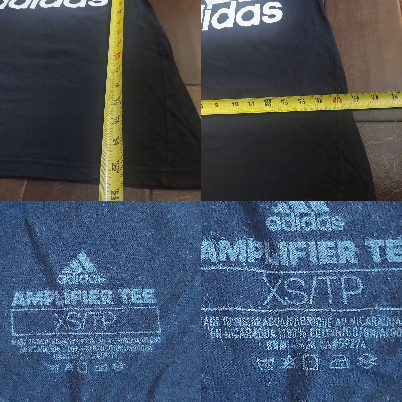 Adidas adidas Shirt Mens XS Men Navy Amplifier Tee Logo Size Size US XS / EU 42 / 0 - 8 Thumbnail