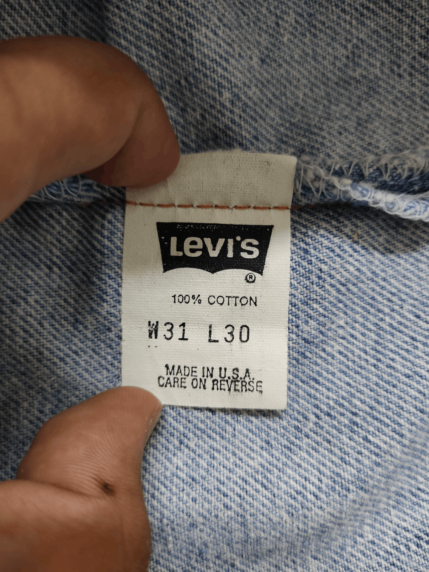 Levi's Vintage 90s Levi's 550 Sand Light Wash Denim Jeans Size US 31 - 19 Thumbnail