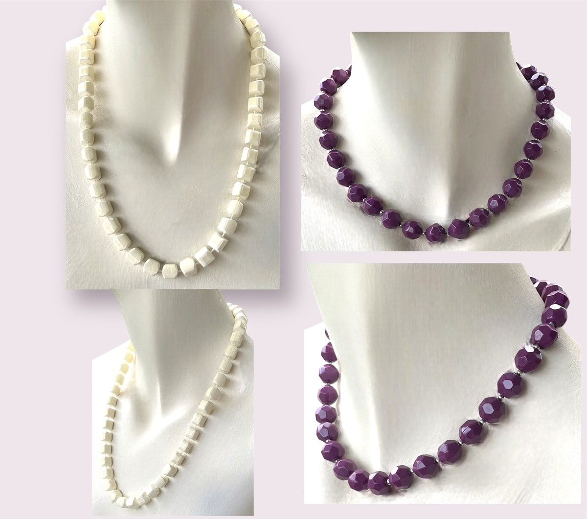 Vintage Vintage Necklaces Beaded Chunky Jewelry Lot Size ONE SIZE - 6 Thumbnail