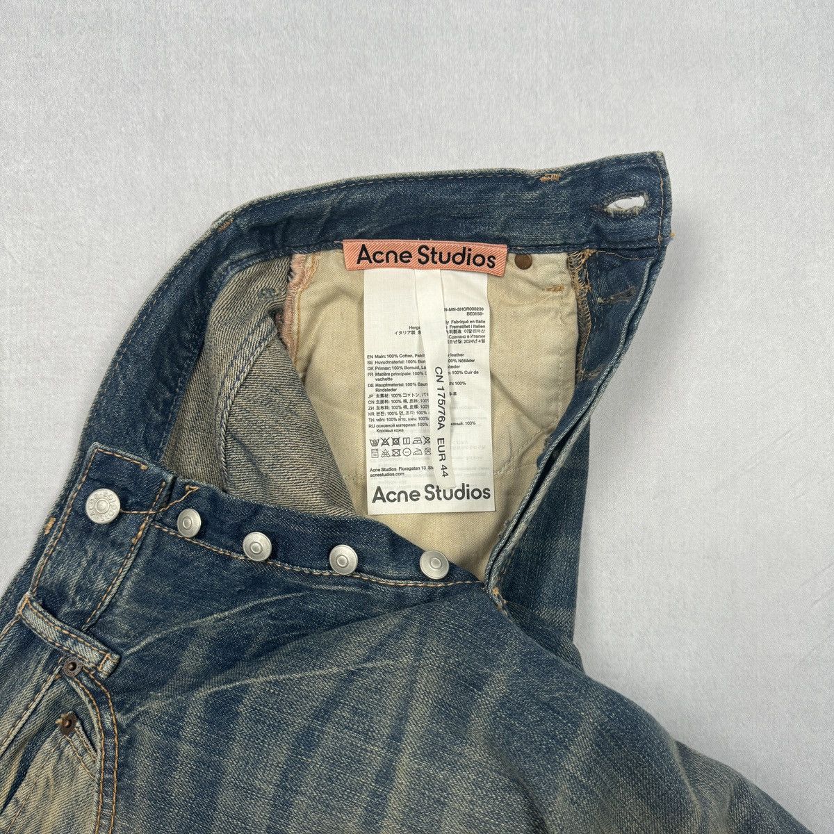 Acne Studios Loose Denim Shorts Size US 28 / EU 44 - 4 Thumbnail