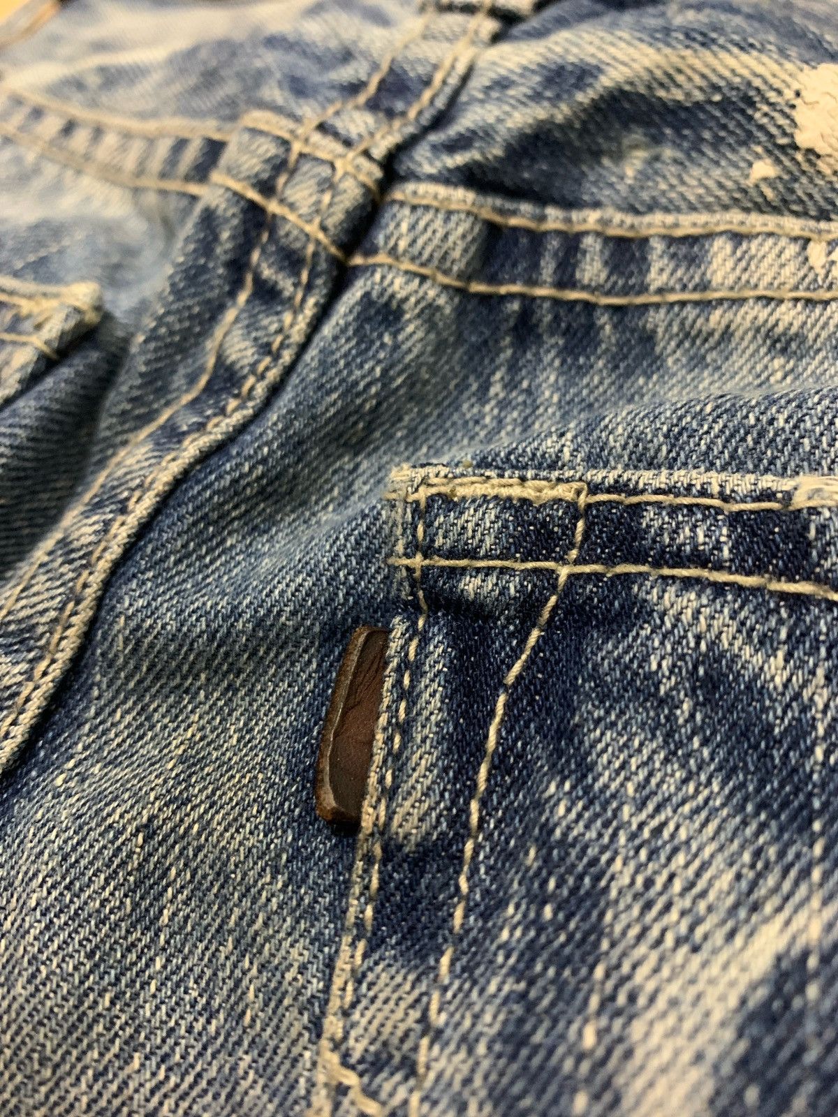 If Six Was Nine × Japanese Brand × Le Grande Bleu (L.G.B.) Distressed Denim Painter Ifsixwasnine Lgb Style Size US 28 / EU 44 - 4 Thumbnail