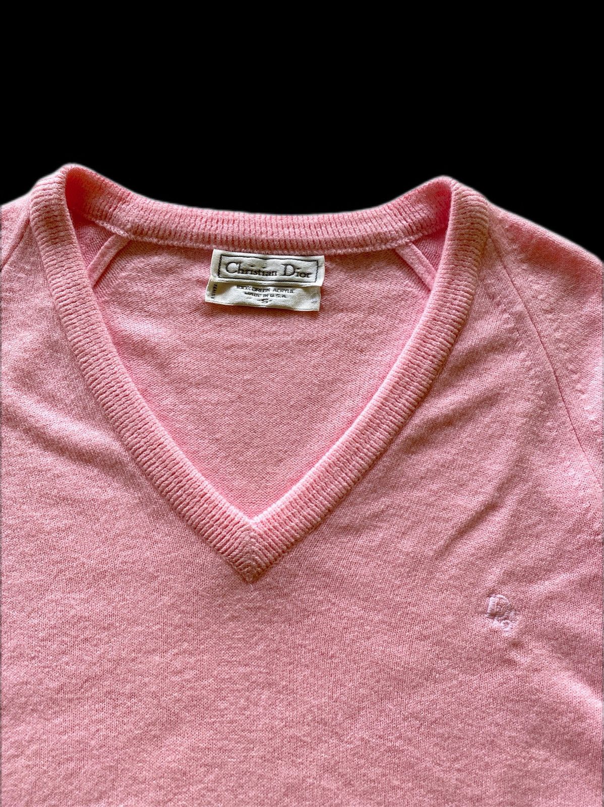 Christian Dior Monsieur Vintage Christian Dior Vneck Knitwear Size US S / EU 44-46 / 1 - 2 Thumbnail