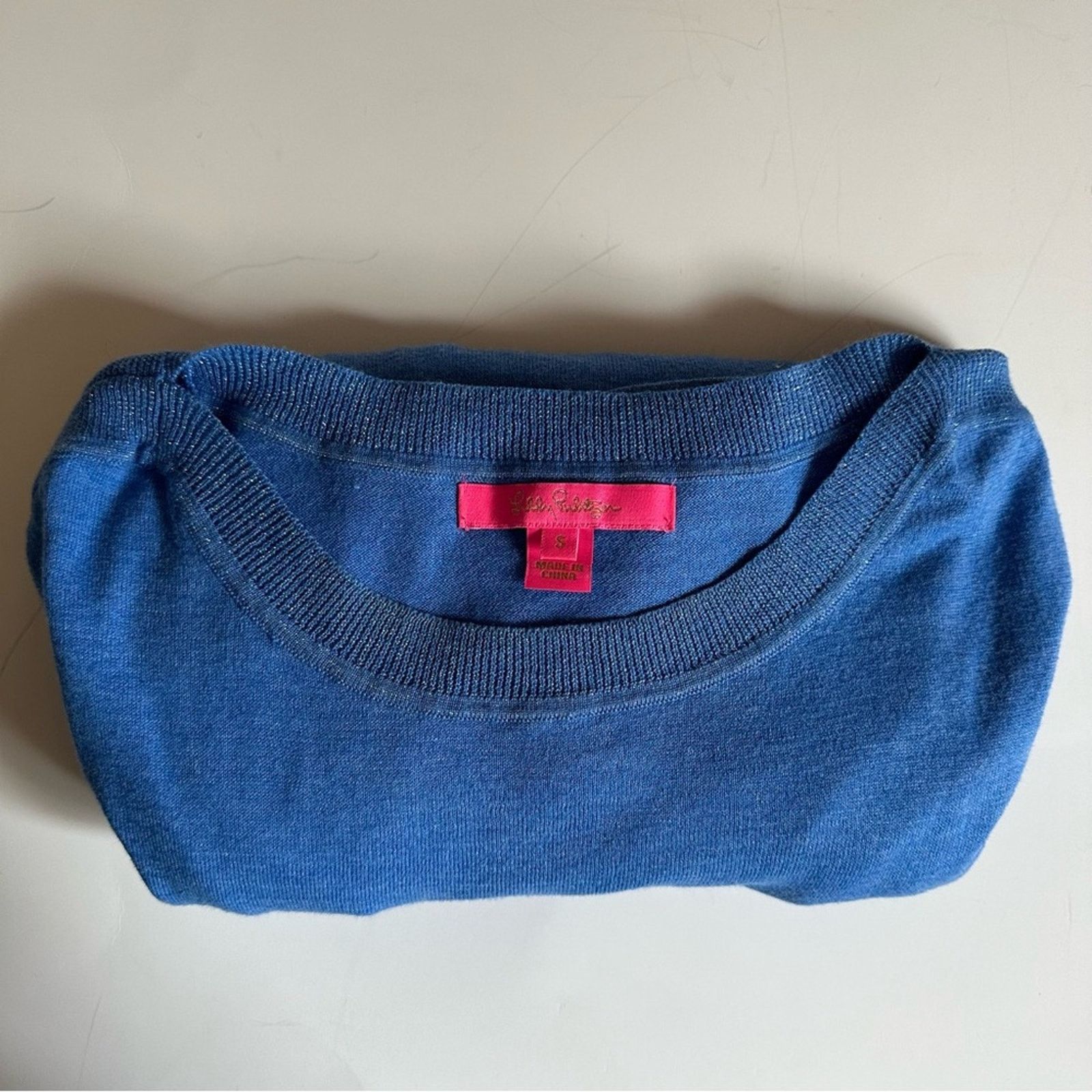 Lilly Pulitzer LILLY PULITZER Cabo Blue Boatneck Sweater Women’s size Small Size S / US 4 / IT 40 - 11 Thumbnail