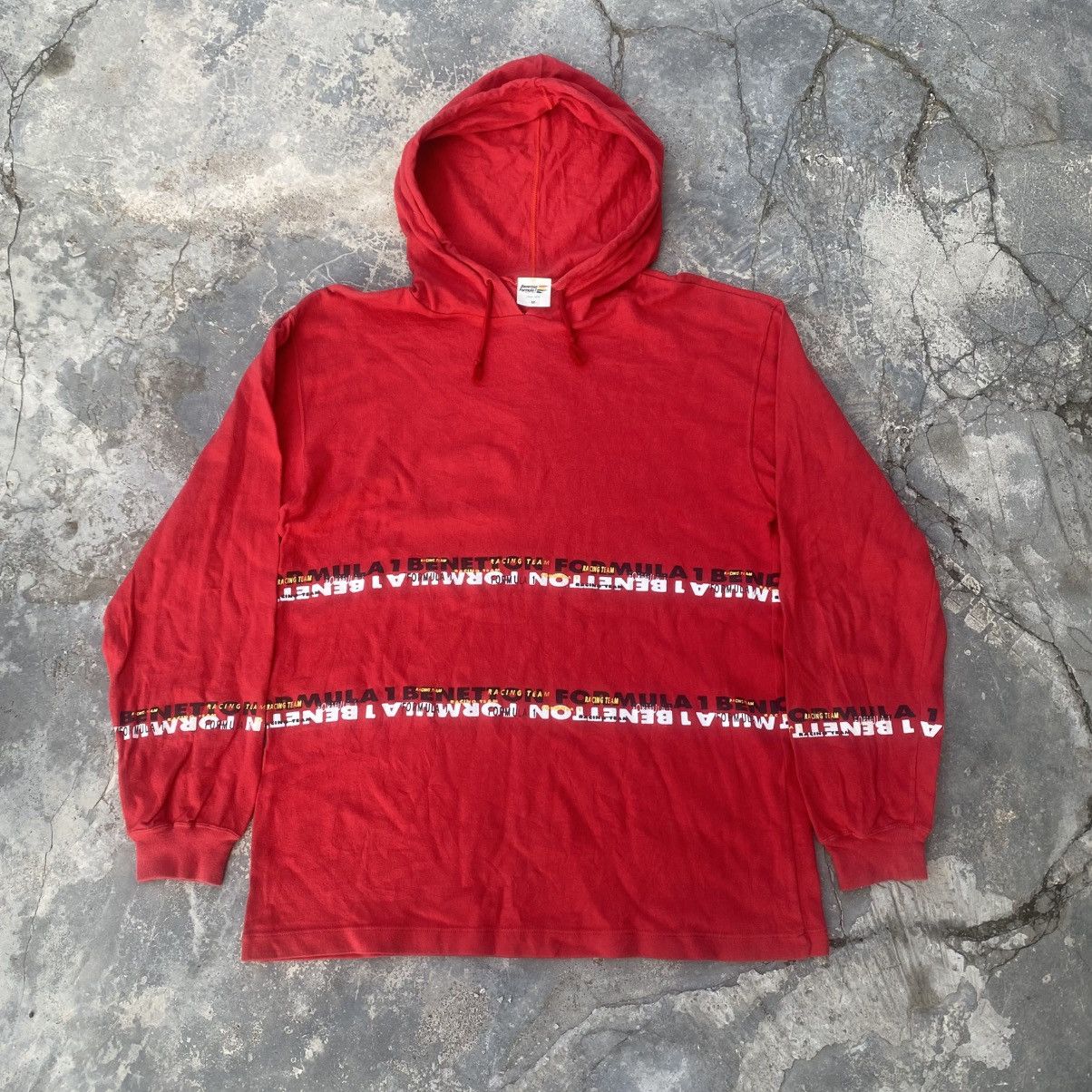 United Colors Of Benetton 1990s Benetton Formula 1 hoodie Size US M / EU 48-50 / 2 - 1 Thumbnail