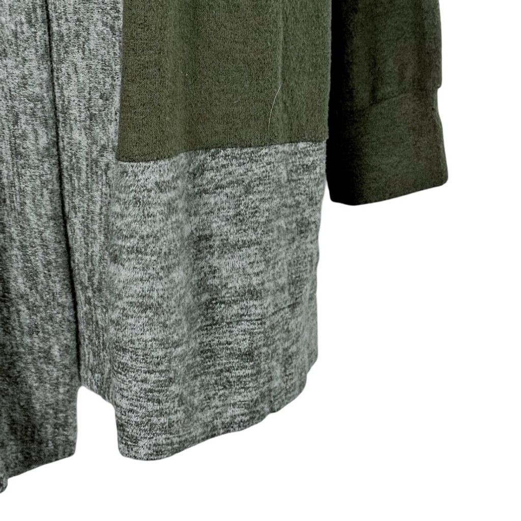 Other NWT URBAN FEM Women's Green/Grey Fleece Mid Length Coat 4XL Size 4XL / US 24-26 - 5 Thumbnail