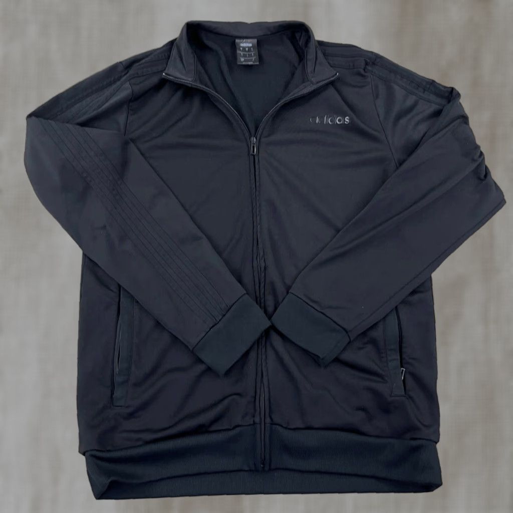 Adidas Adidas Jacket Women Medium Black Track Suit Warm Up 3 Stripes Soccer Size M / US 6-8 / IT 42-44 - 1 Thumbnail