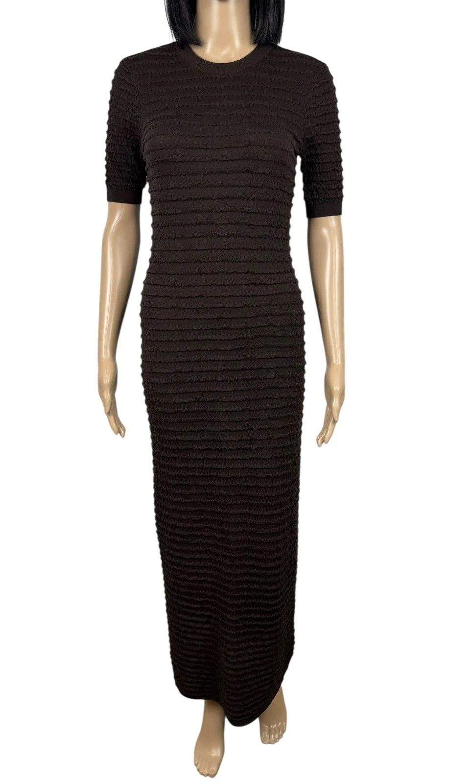 Frame Frame Maxi Dress Silk Cotton Knit Structured size S Size S / US 4 / IT 40 - 2 Thumbnail