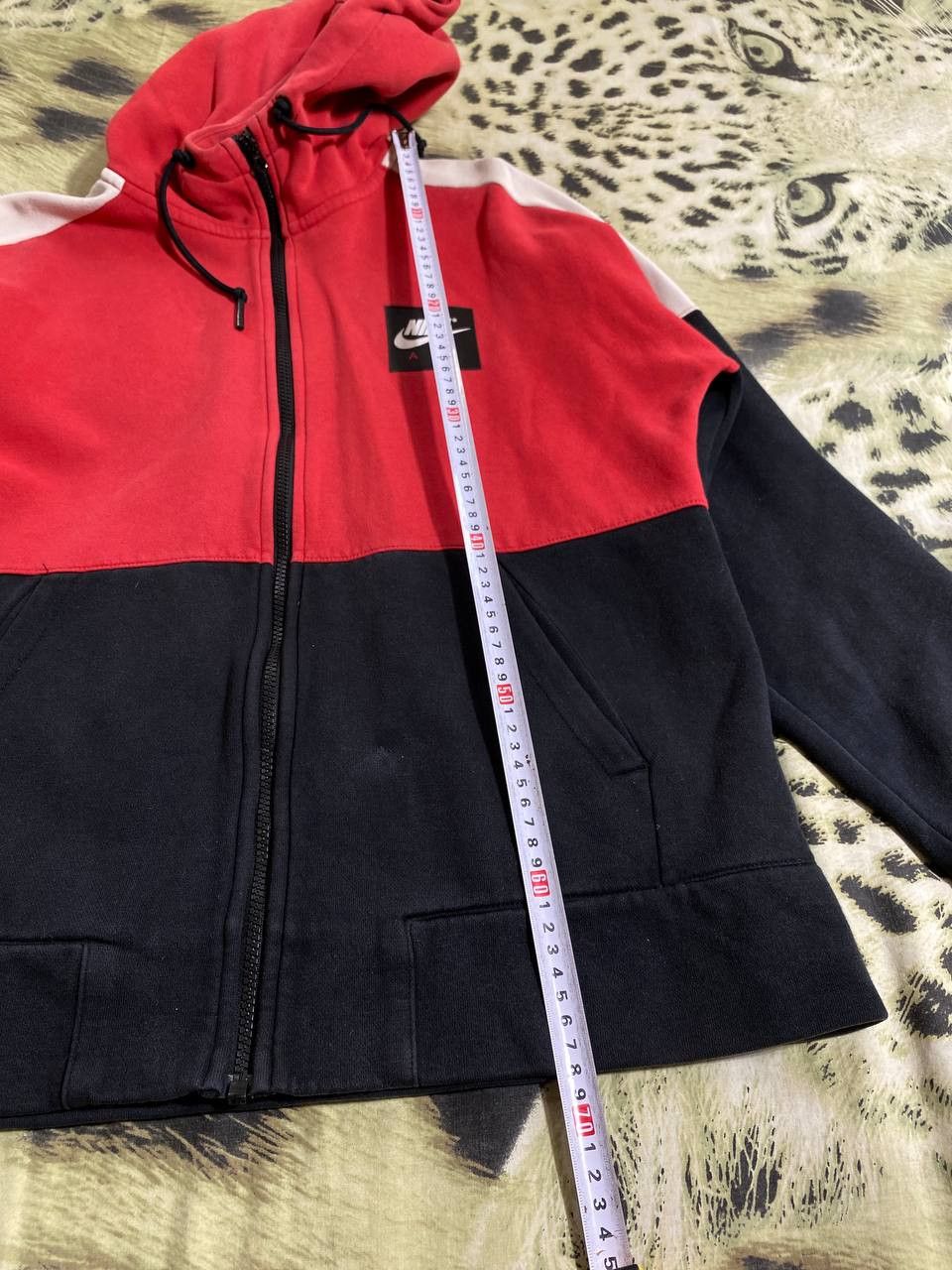 Nike × Vintage Crazy Vintage Y2K/2000s Red Nike Streetwear Hoodie! Size US M / EU 48-50 / 2 - 15 Thumbnail