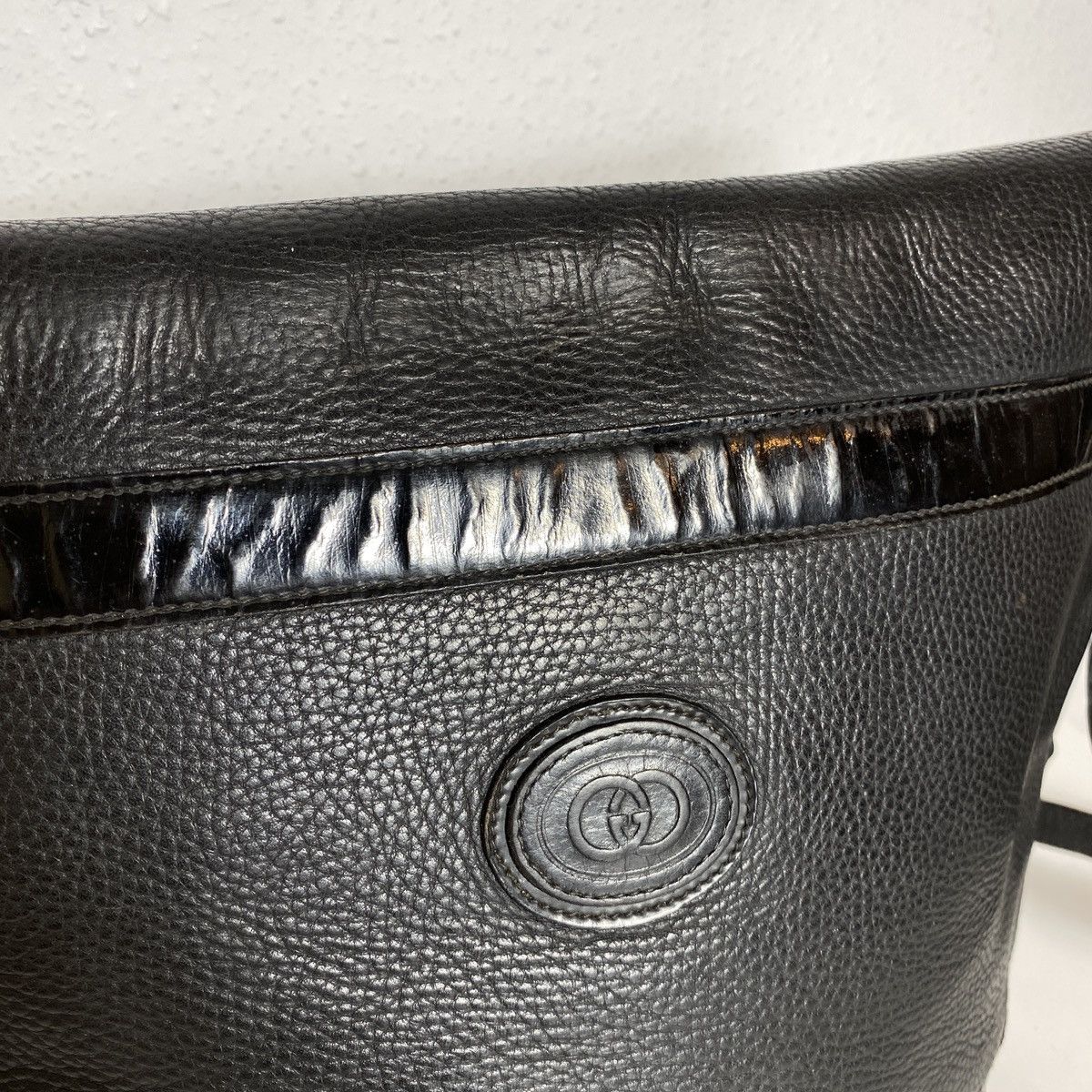 Gucci Vintage bag Gucci Leather Black Size ONE SIZE - 4 Thumbnail