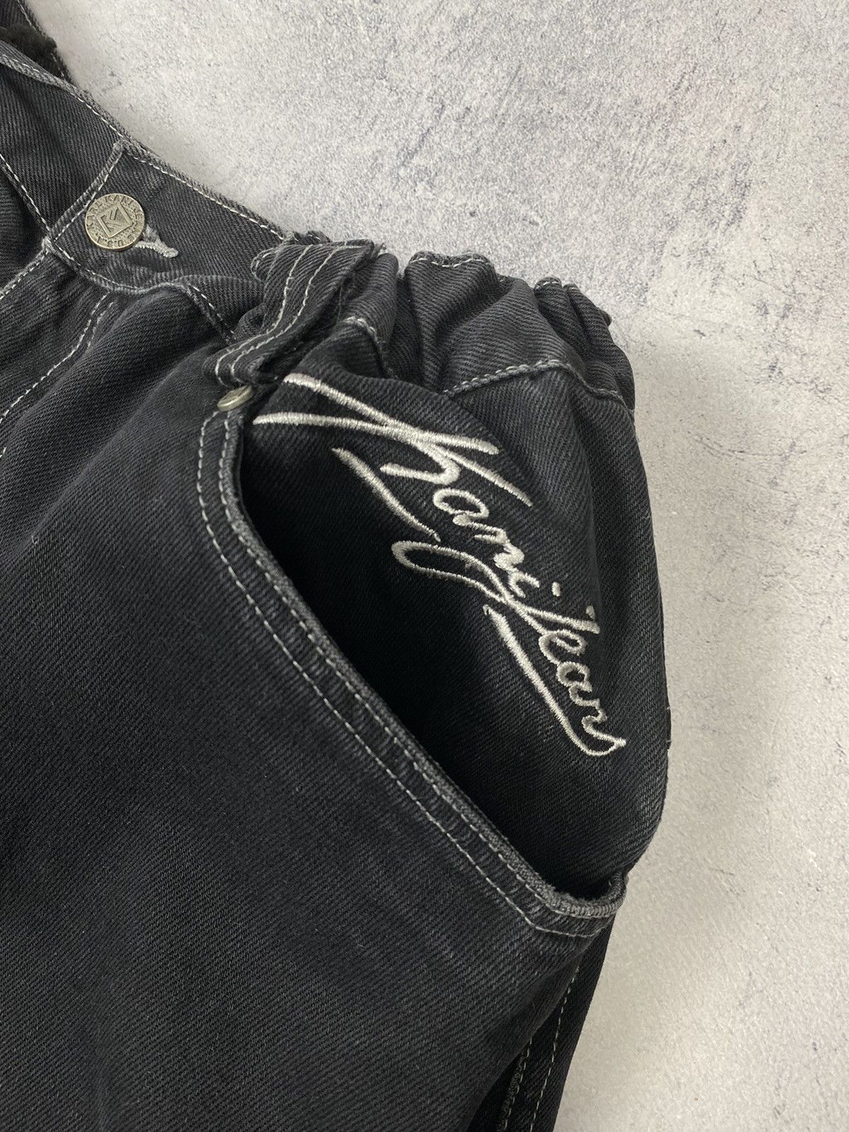 Karl Kani × Vintage Karl Kani Jeans Baggy Denim Vintage Y2K Style Hip Hop SK8 Size US 36 / EU 52 - 13 Thumbnail
