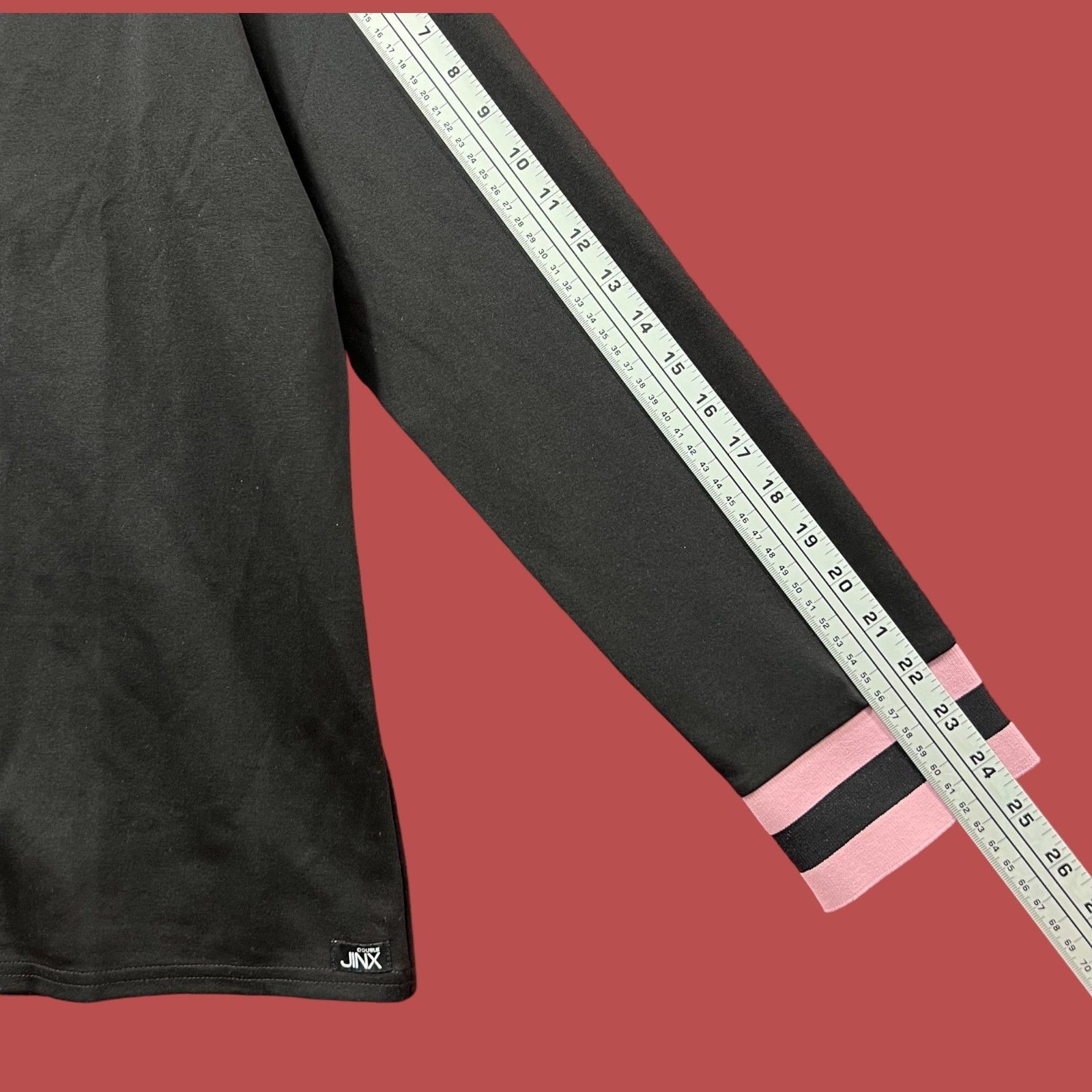 Other Double Jinx - Women's Striped-Edge Cardigan Sweater - Black/ Size XL / US 12-14 / IT 48-50 - 7 Thumbnail